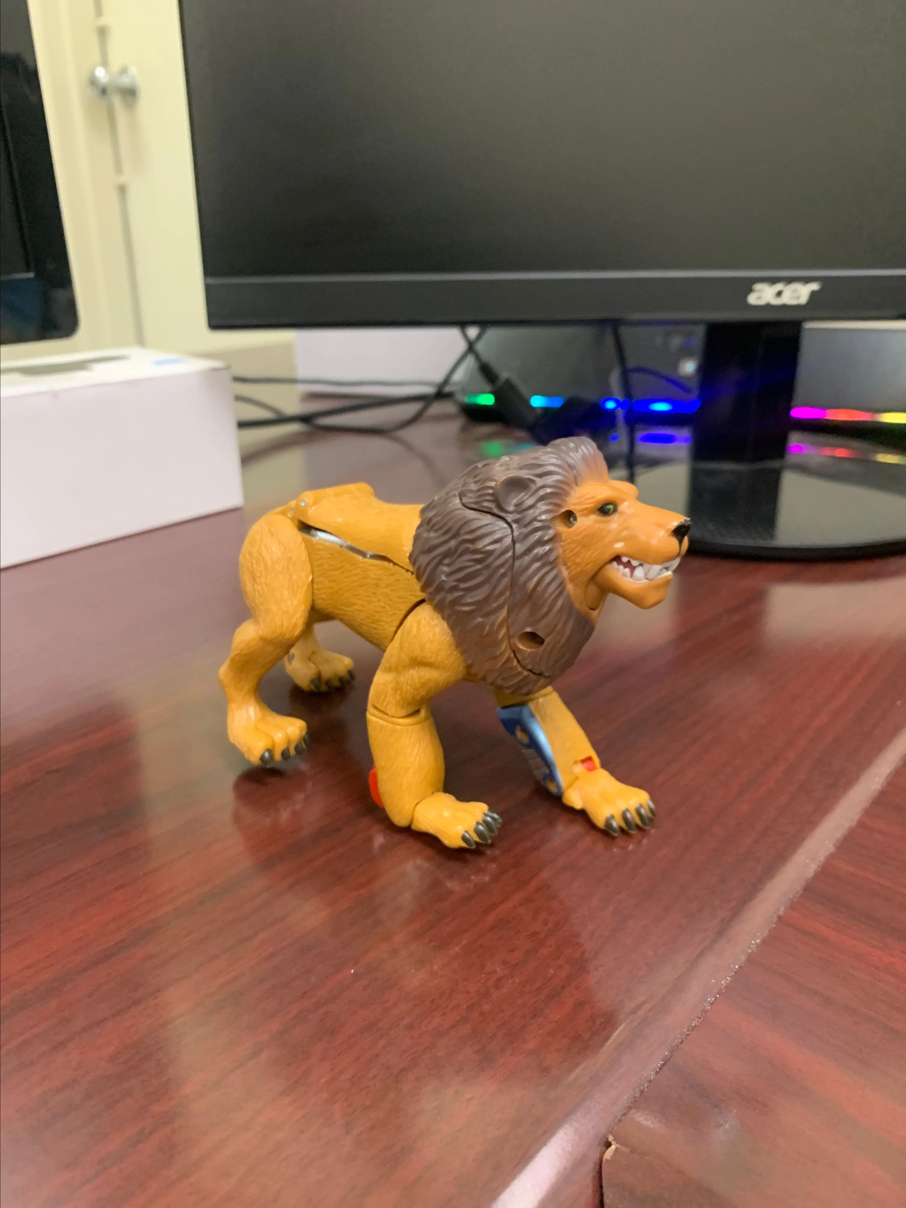 Product image for VINTAGE ACCO TRANSFORMERS 5'' LION ULTRA MISSION JUNGLE HERO ROBOT BEAST WARS