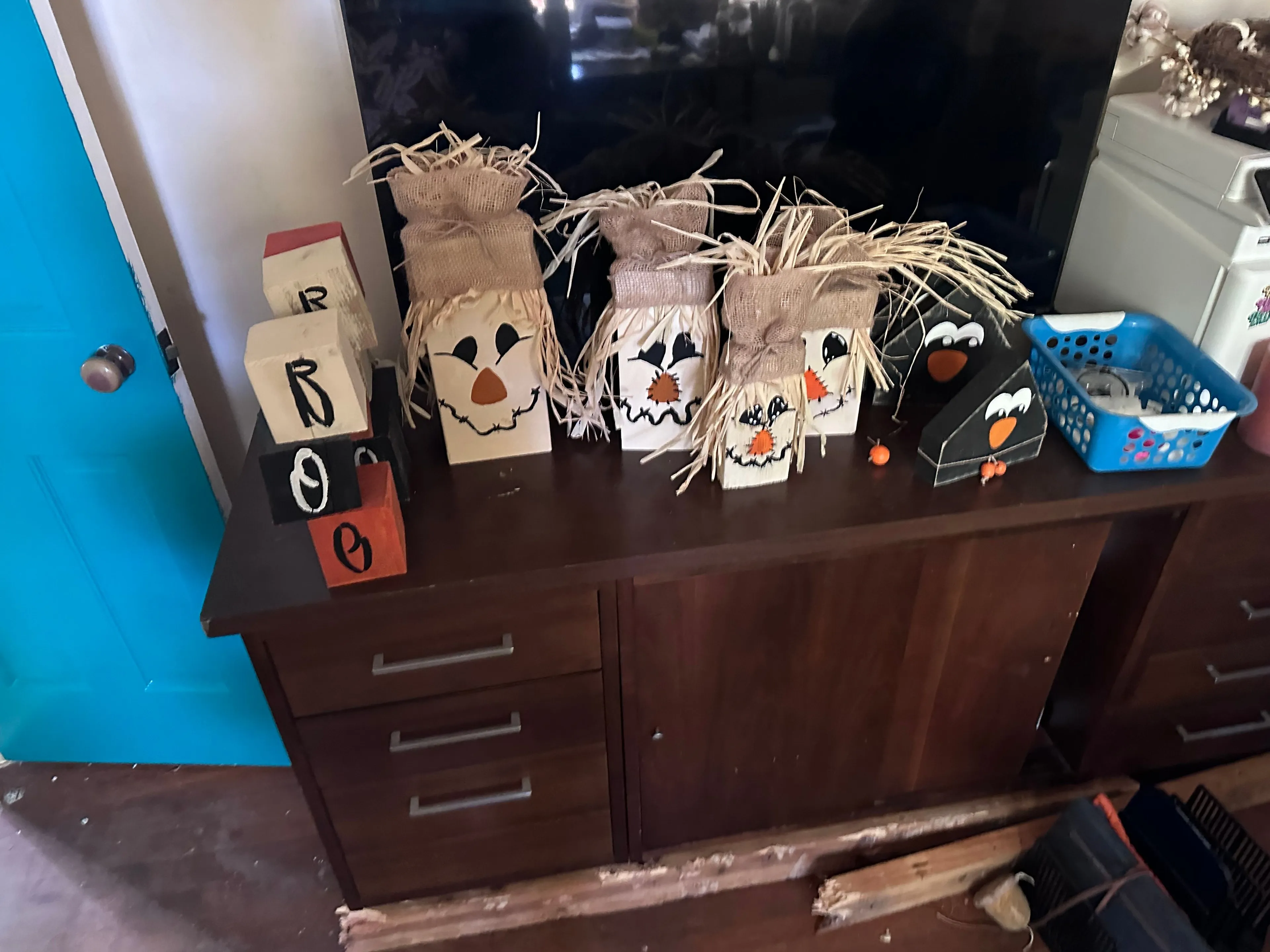 Product image for Up cycled Wood fall themed characters