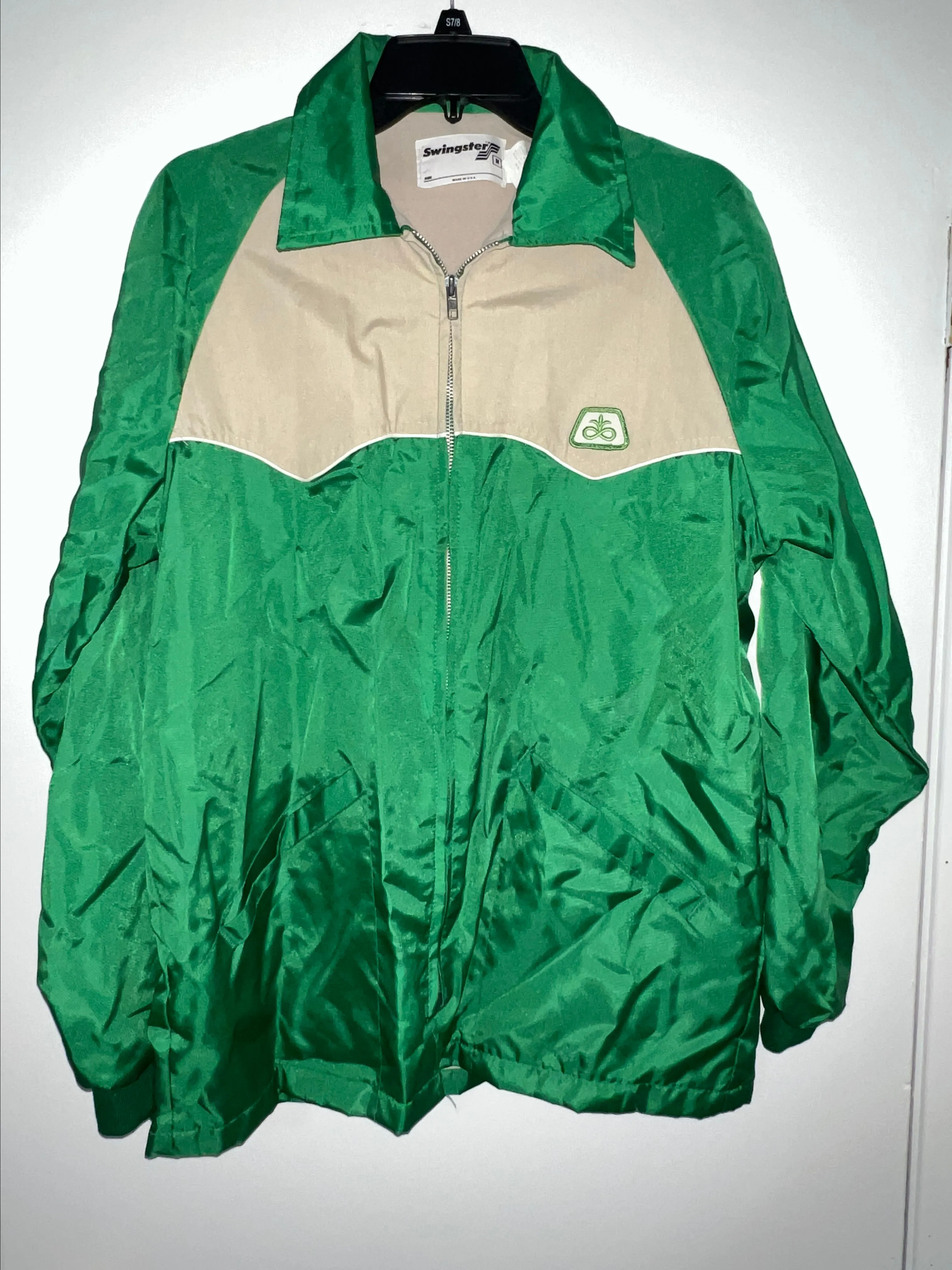 Product image for Swinger Pioneer Jacket Green And Tan Size Medium M