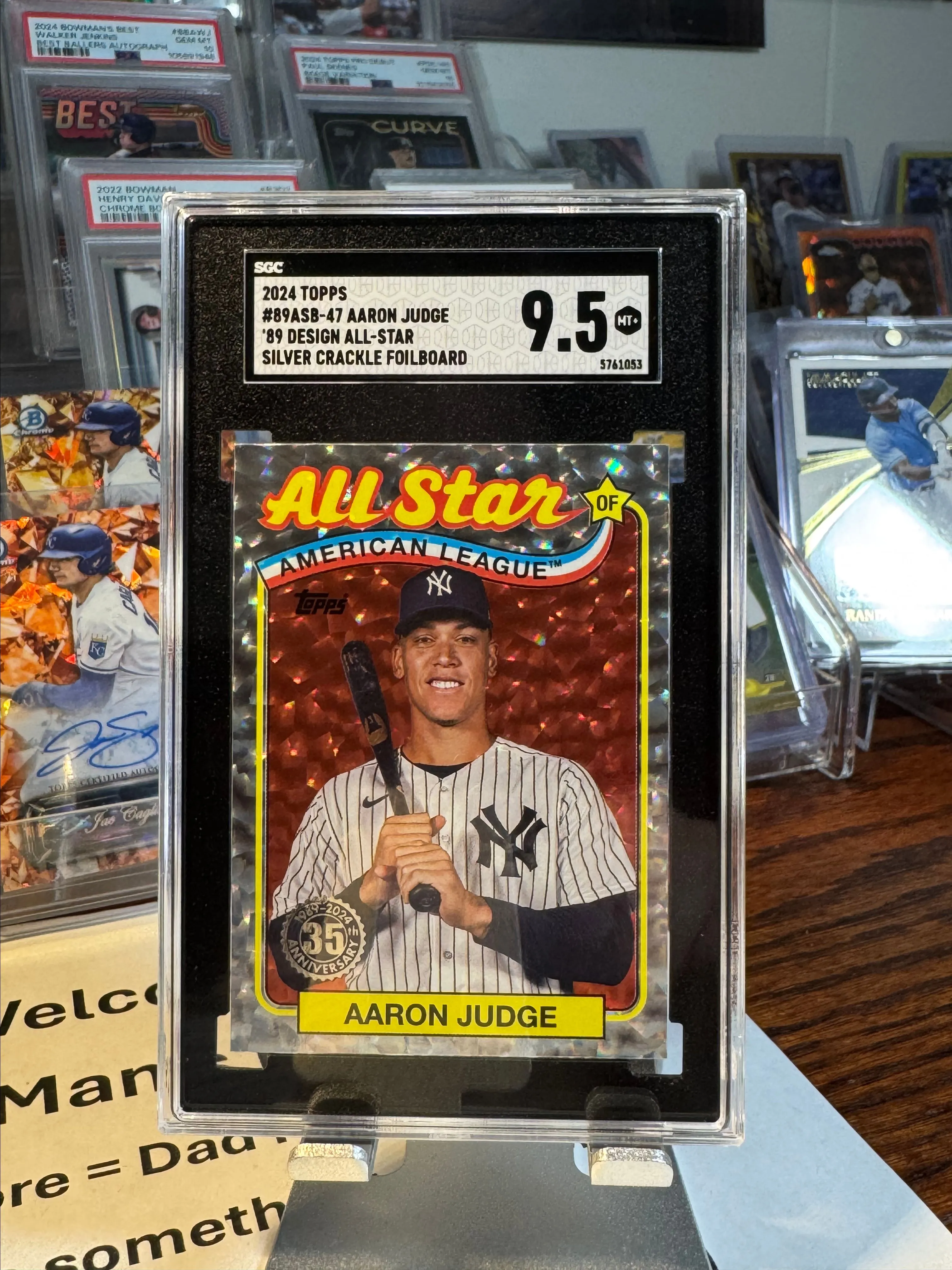 Product image for 2024 Topps Aaron Judge SGC '89 A/S Mega Box 9.5