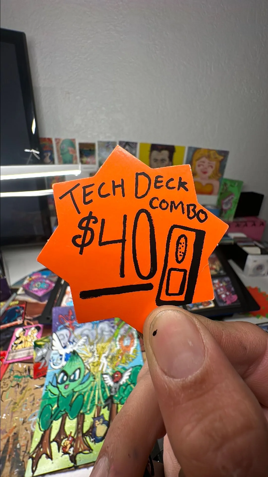 Product image for 00scuba tech deck & Tall frame  & scuba Steve  custom !!