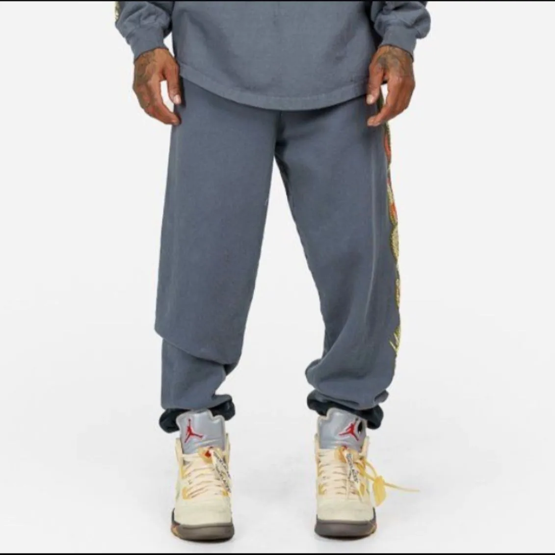 Product image for Spirit Jersey Chinatown Dragon Sweatpants UNISEX NWT XL $198 women size down