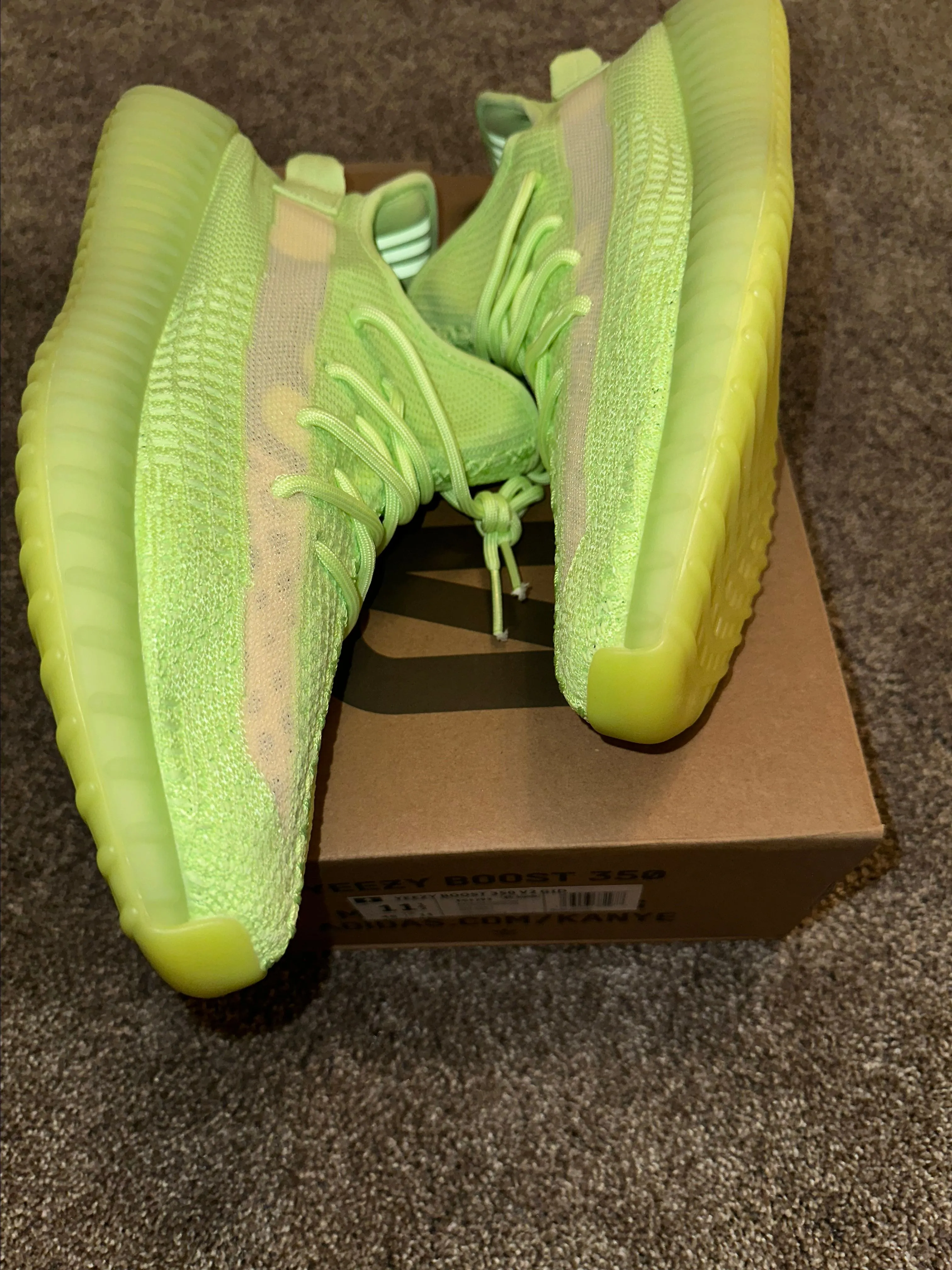 Adidas Yeezy Boost 350 V2 in Neon green GLOW  Whatnot: Shop, Sell, Connect