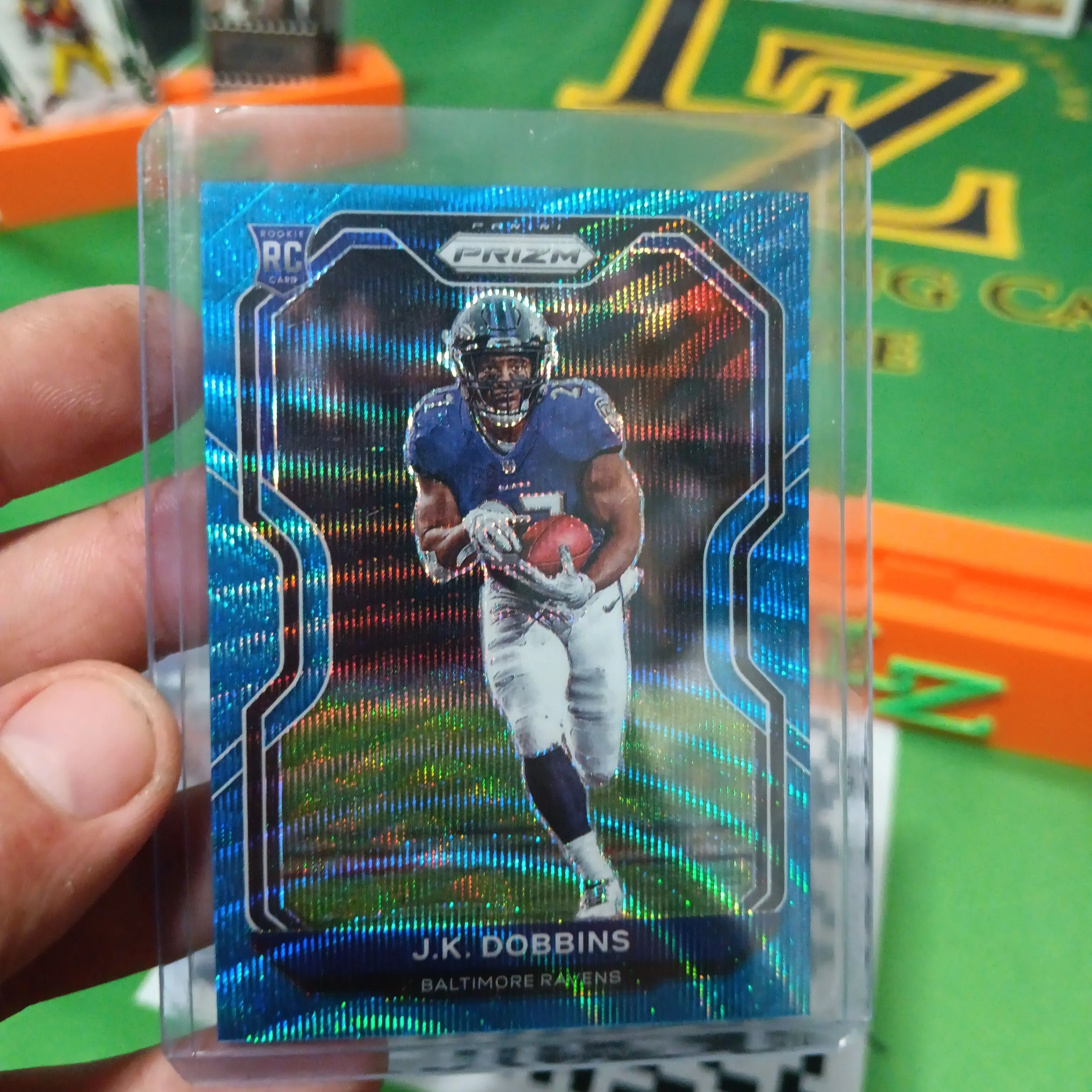 Product image for J.K DOBBINS ROOKIE BLUE WAVE 