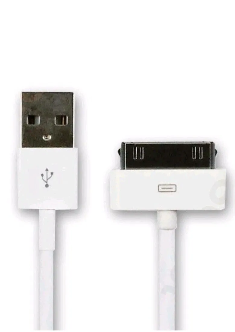 Product image for USB Sync/Charge Cable For OLDER iPhone/iPod/iPad ONLY WPL008. 30-Pin Charger Cable Compatible for Ol