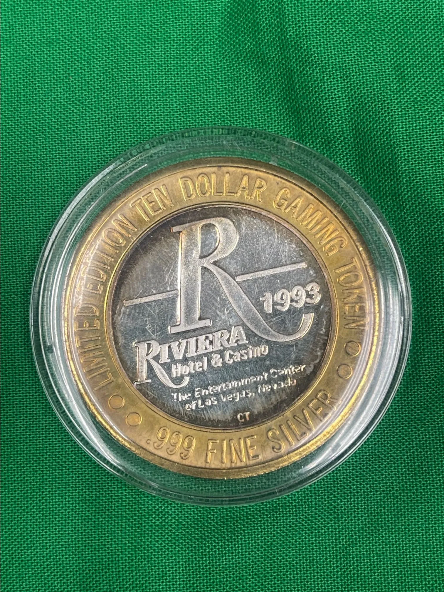 Product image for 1993 Riviera  Casino Token - An Evening at the IMPROV