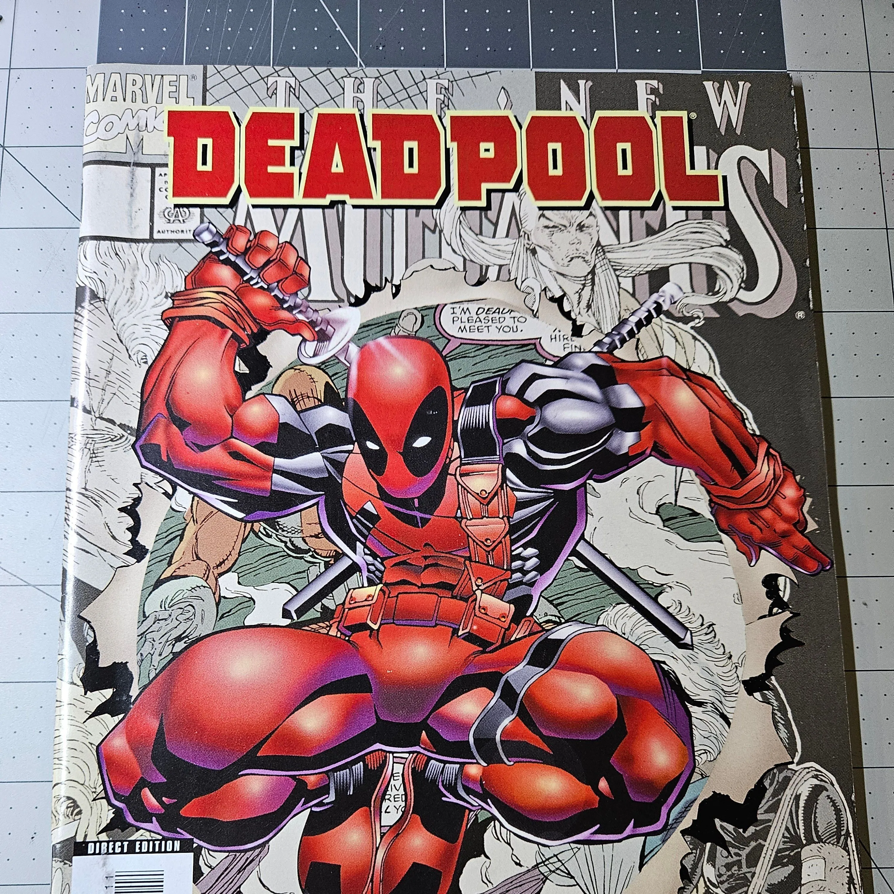 Product image for Deadpool Poster Book 2009 Marvel Comics Cover Gallery Posters OOP Ultra Rare