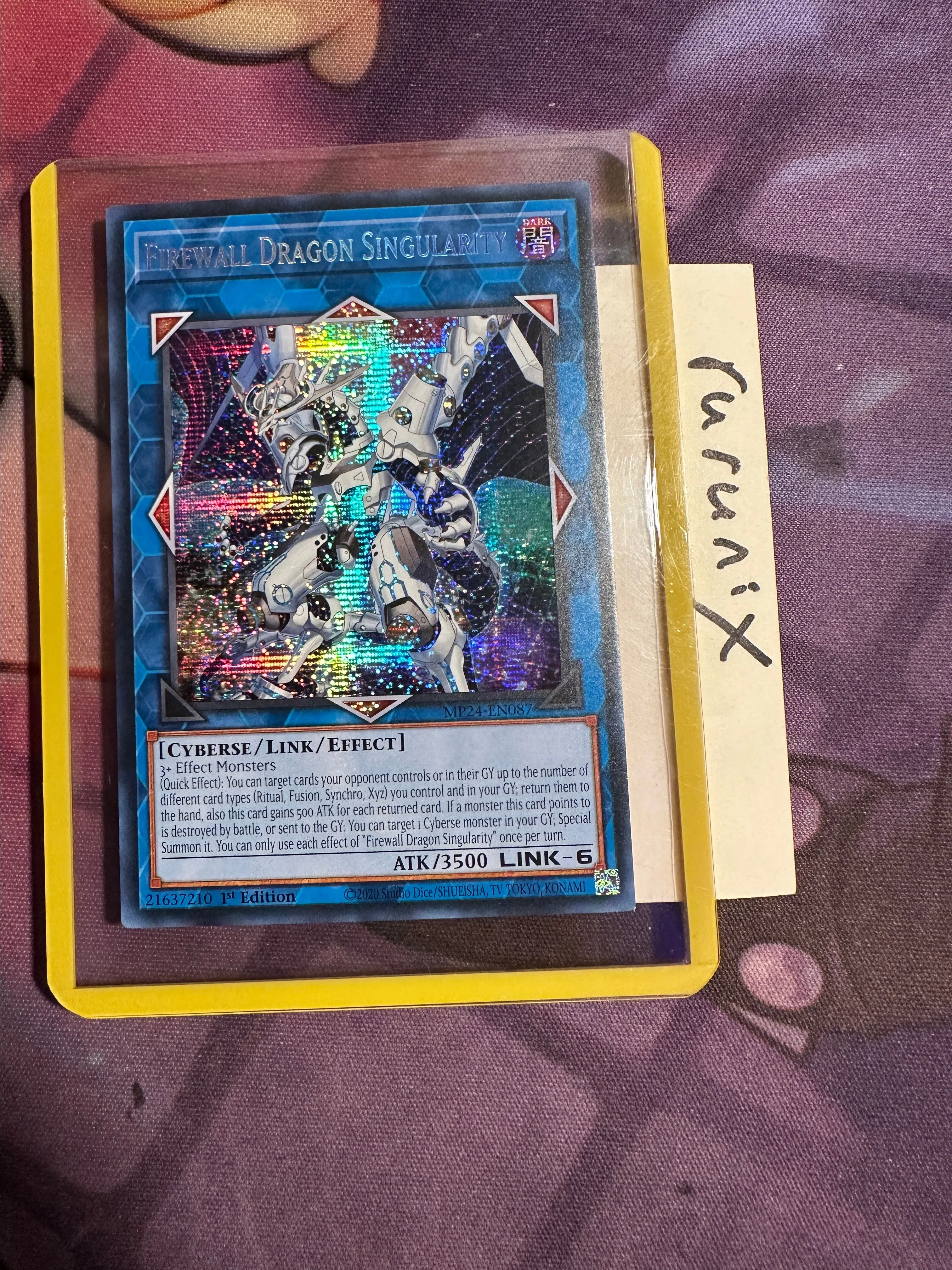 Yugioh Firewall Dragon Singularity MP24-EN087 Prismatic Secret Rare 25th  Anniversary Tin: Dueling Mi  Whatnot: Shop, Sell, Connect