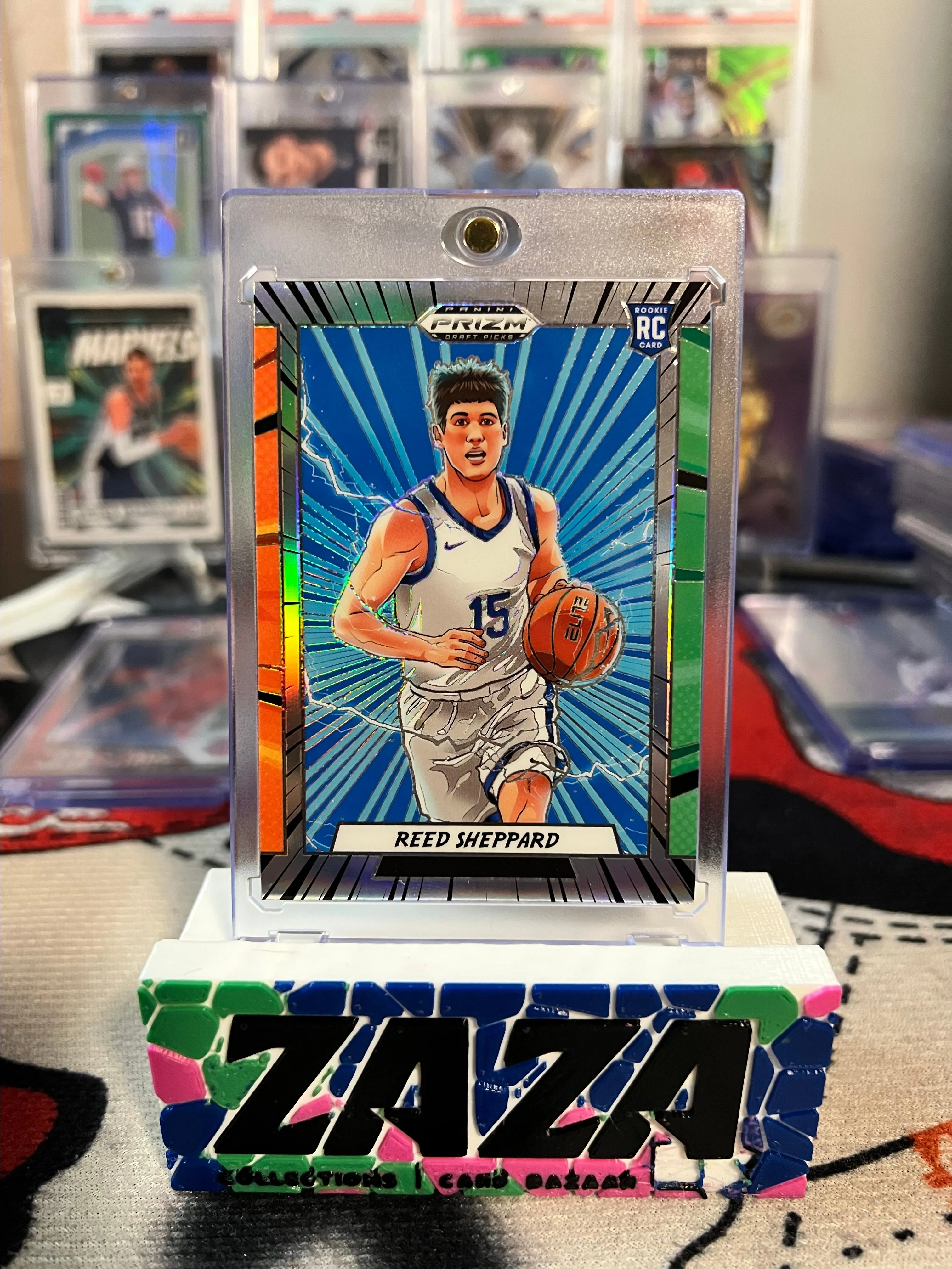 Product image for 2024 Panini Prizm Draft Picks Reed Sheppard Rookie RC Manga SSP Case Hit Rockets