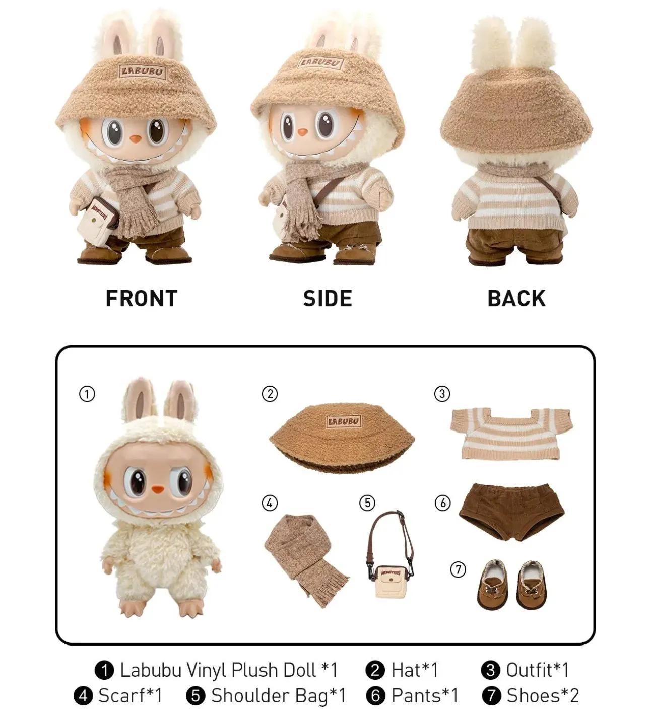 B)Zenfool DRESS BE LATTE LABUBU  Whatnot: Shop, Sell, Connect