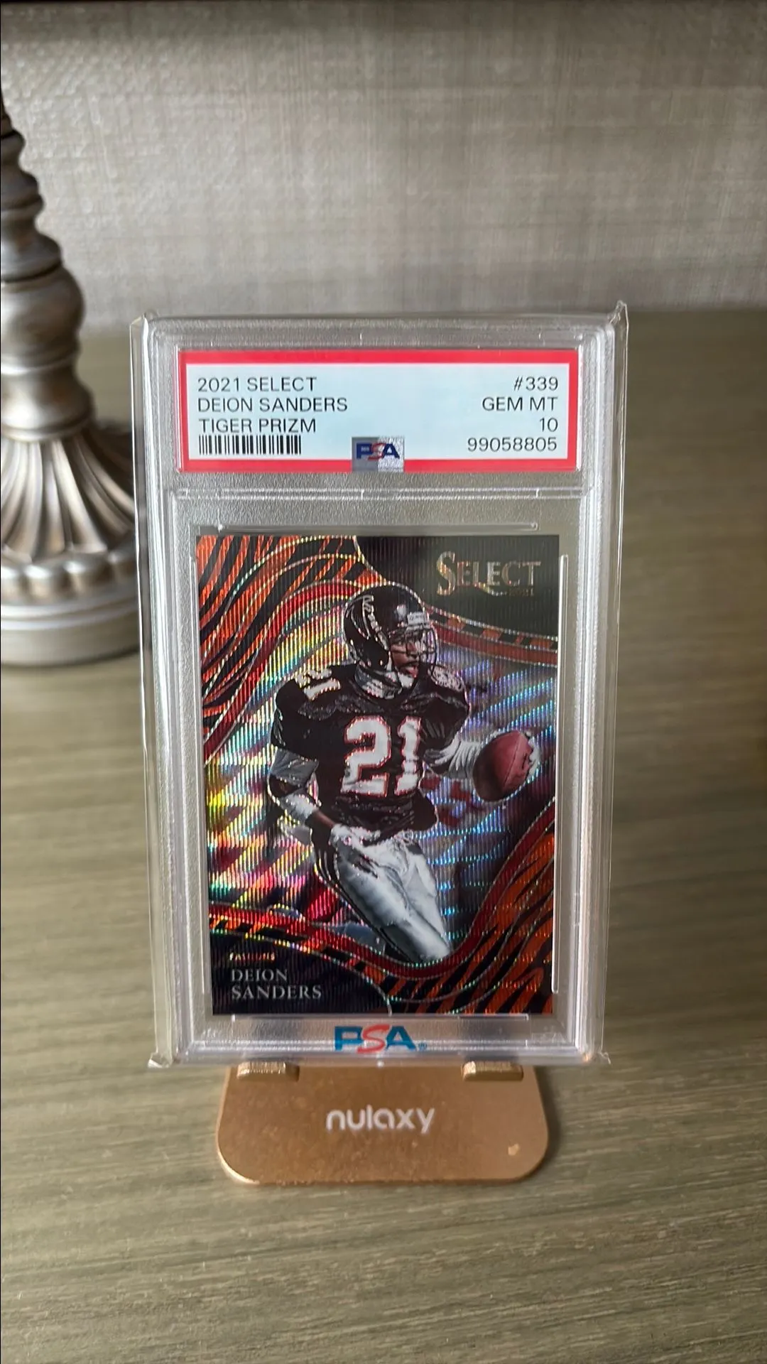 Product image for 2021 Select Deion Sanders Tiger Prizm