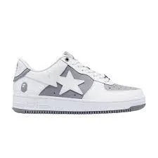 Product image for 8.5M - Bape Bapesta Low Grey/White 2024
