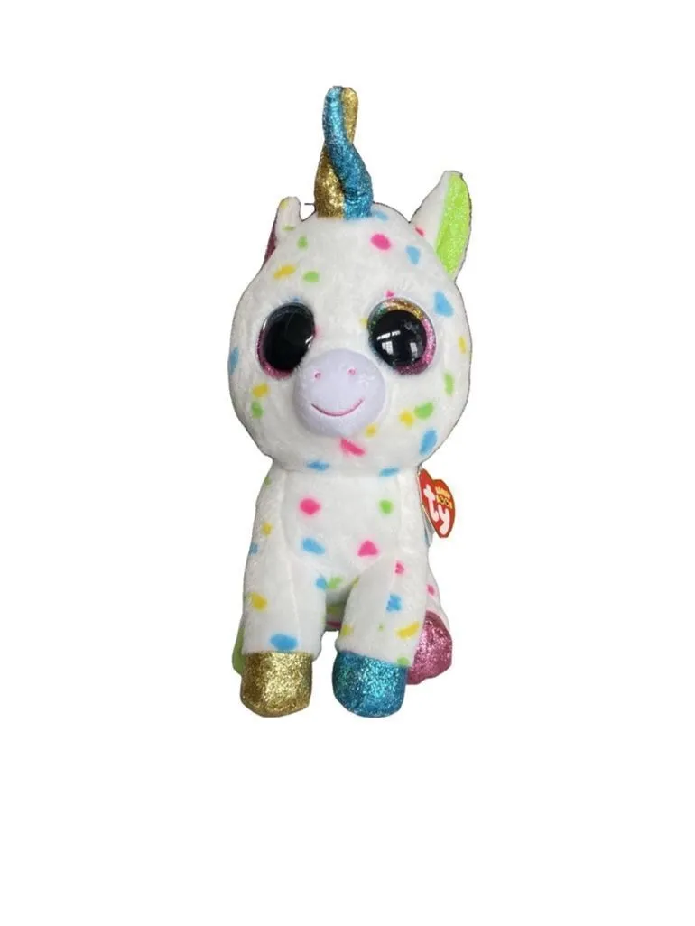 Product image for Ty Harmonie Unicorn Plush Toy White Multi-color One Size