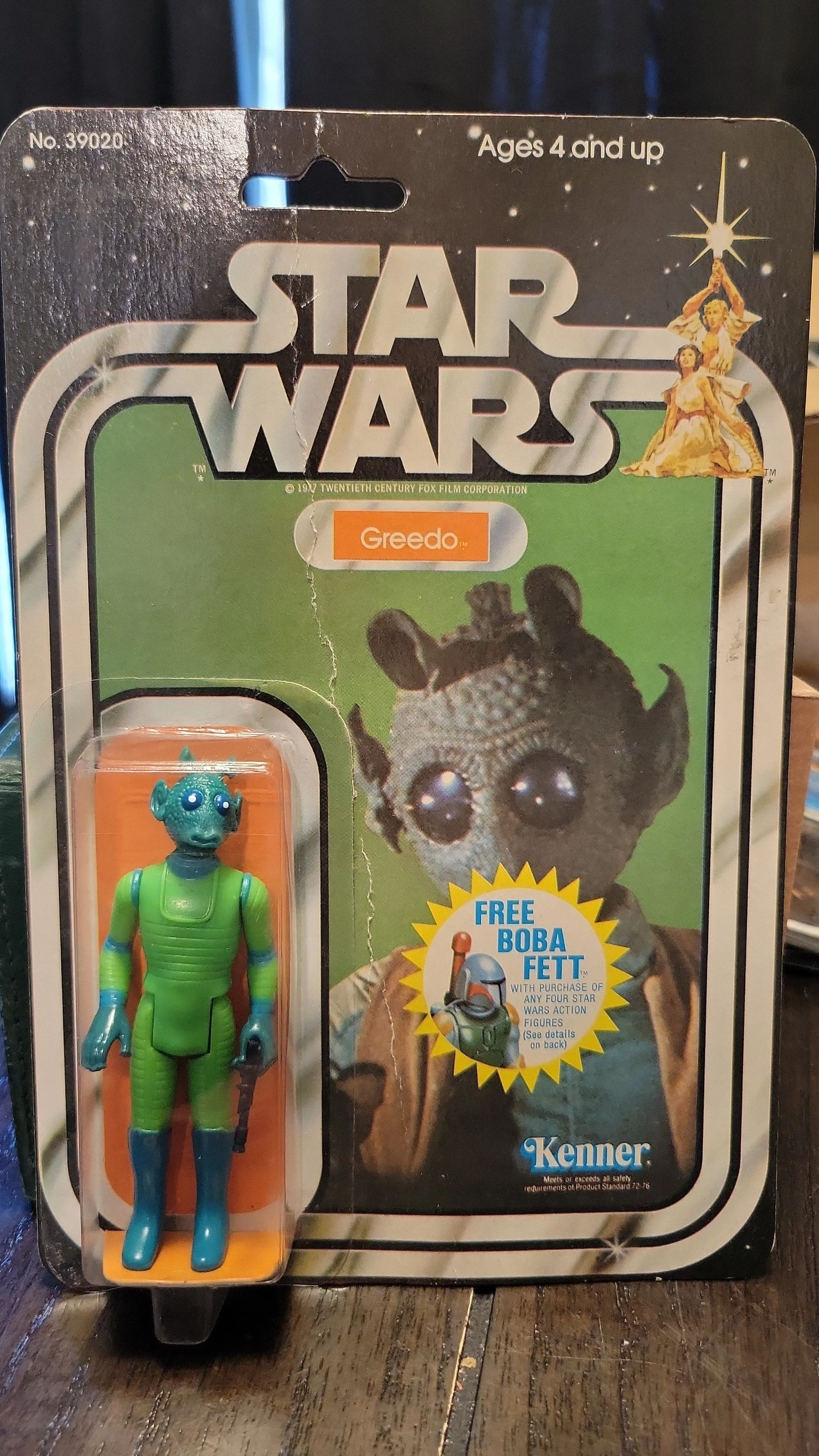 Product image for Star wars 1978 Greedo MoC