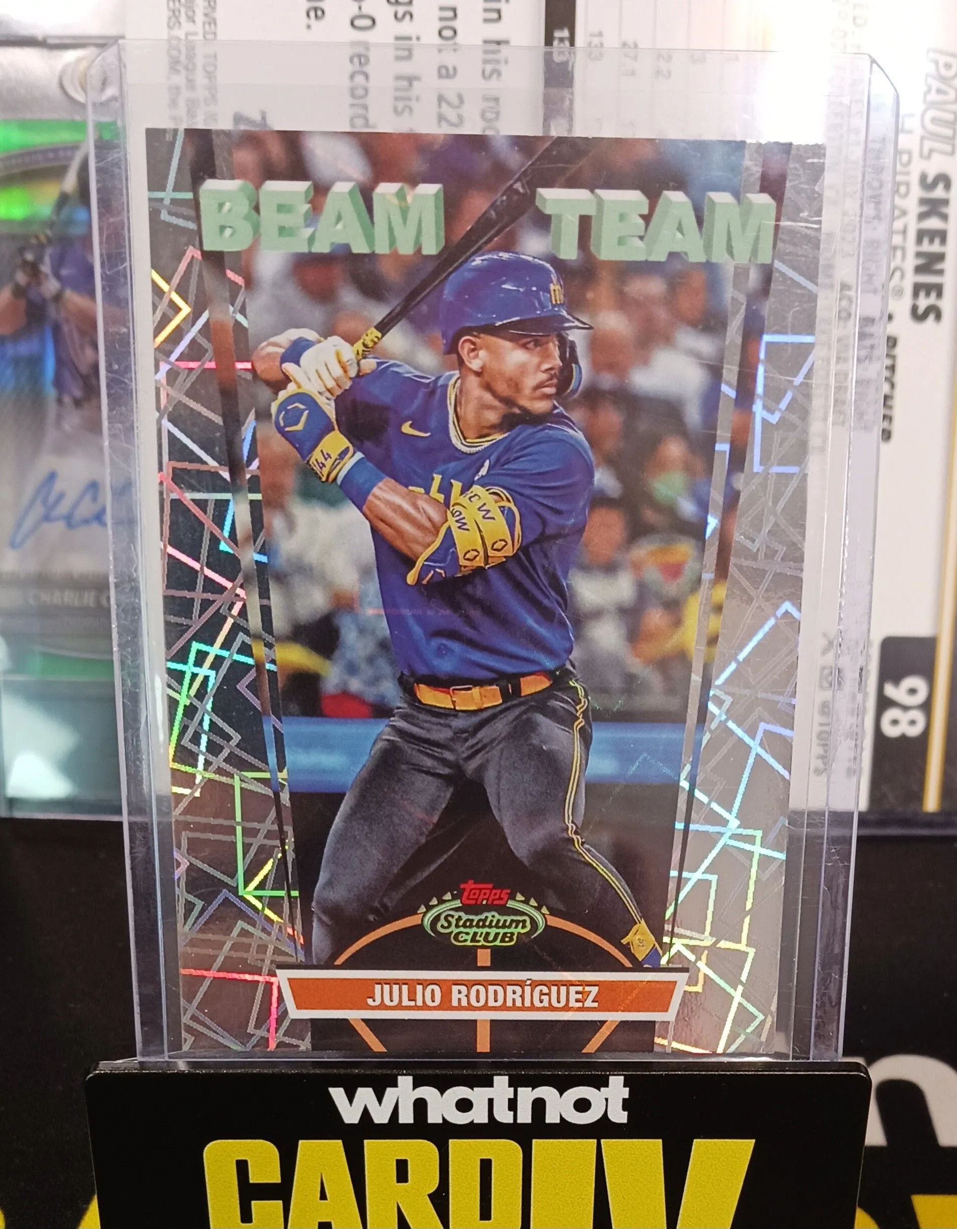 Product image for JULIO RODRIGUEZ  2024 Topps Stadium Club "Beam Team" Case Hit  #BT-10 Mariners