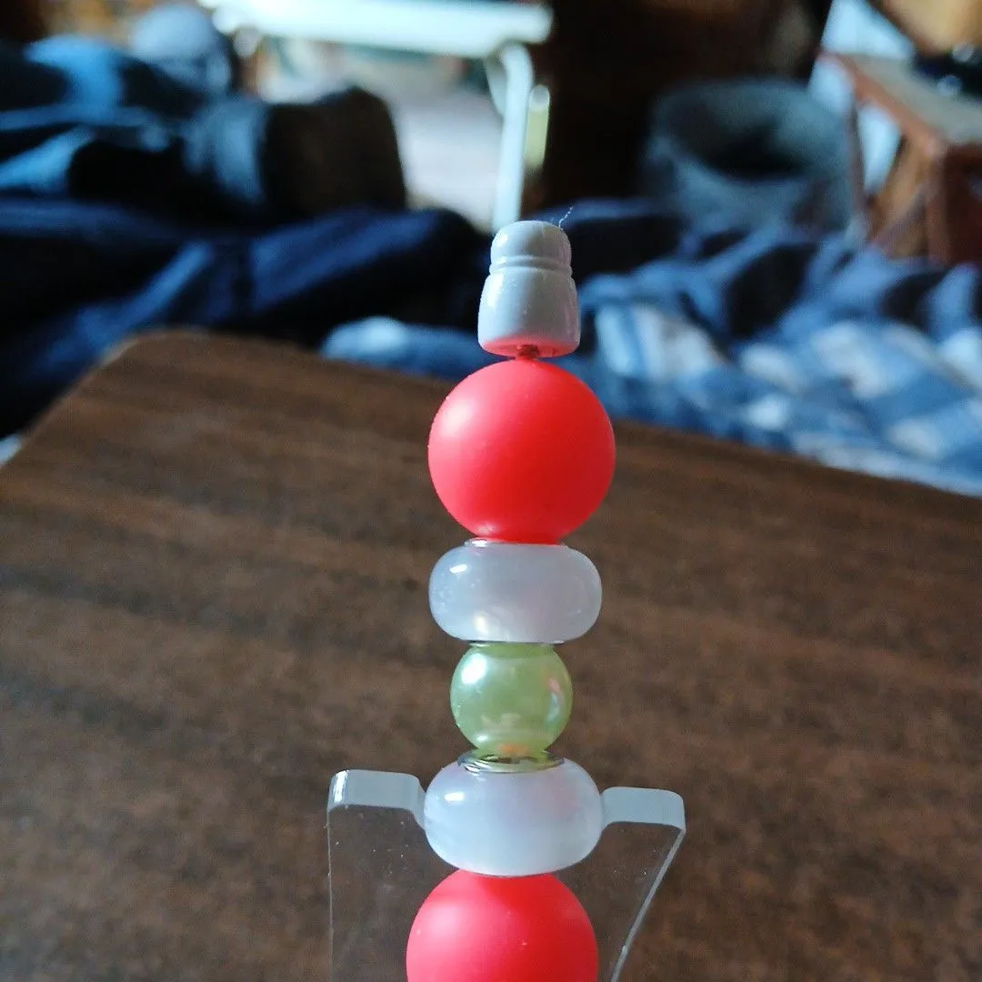 Product image for Green and Orange Beadable Pen #138