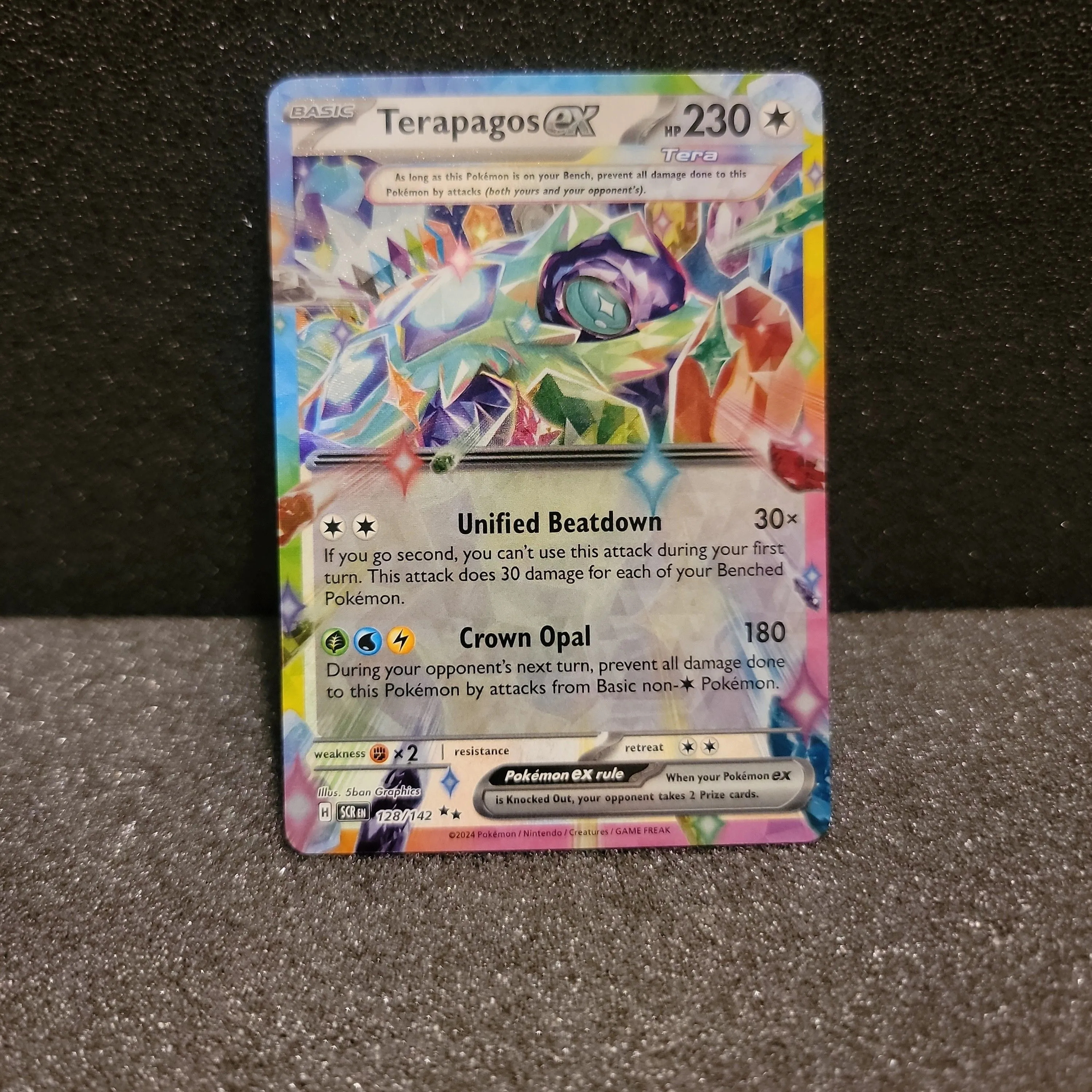 Product image for Terapagos ex - 128/142 - SV07: Stellar Crown (SV07)