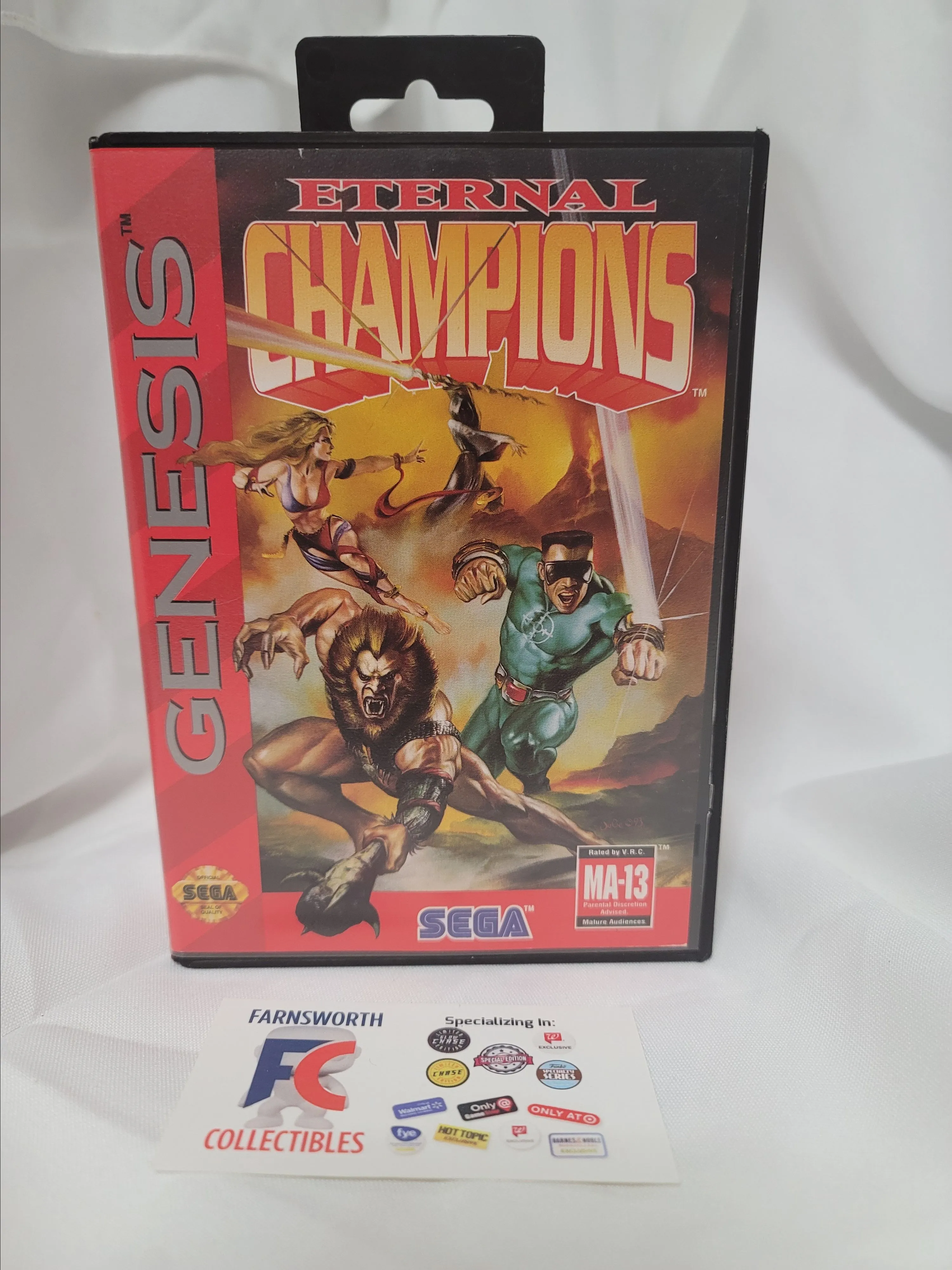 Product image for Sega Genesis Eternal Champions(1993)(Missing Manual)