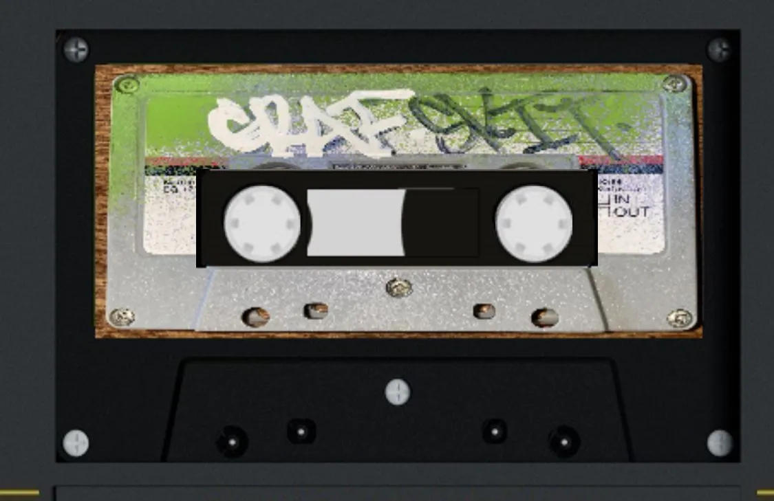 Product image for Graffiti skitt 2 soundtrack cassette.  Composed by: Dj ROB ONE fly ID show new sealed