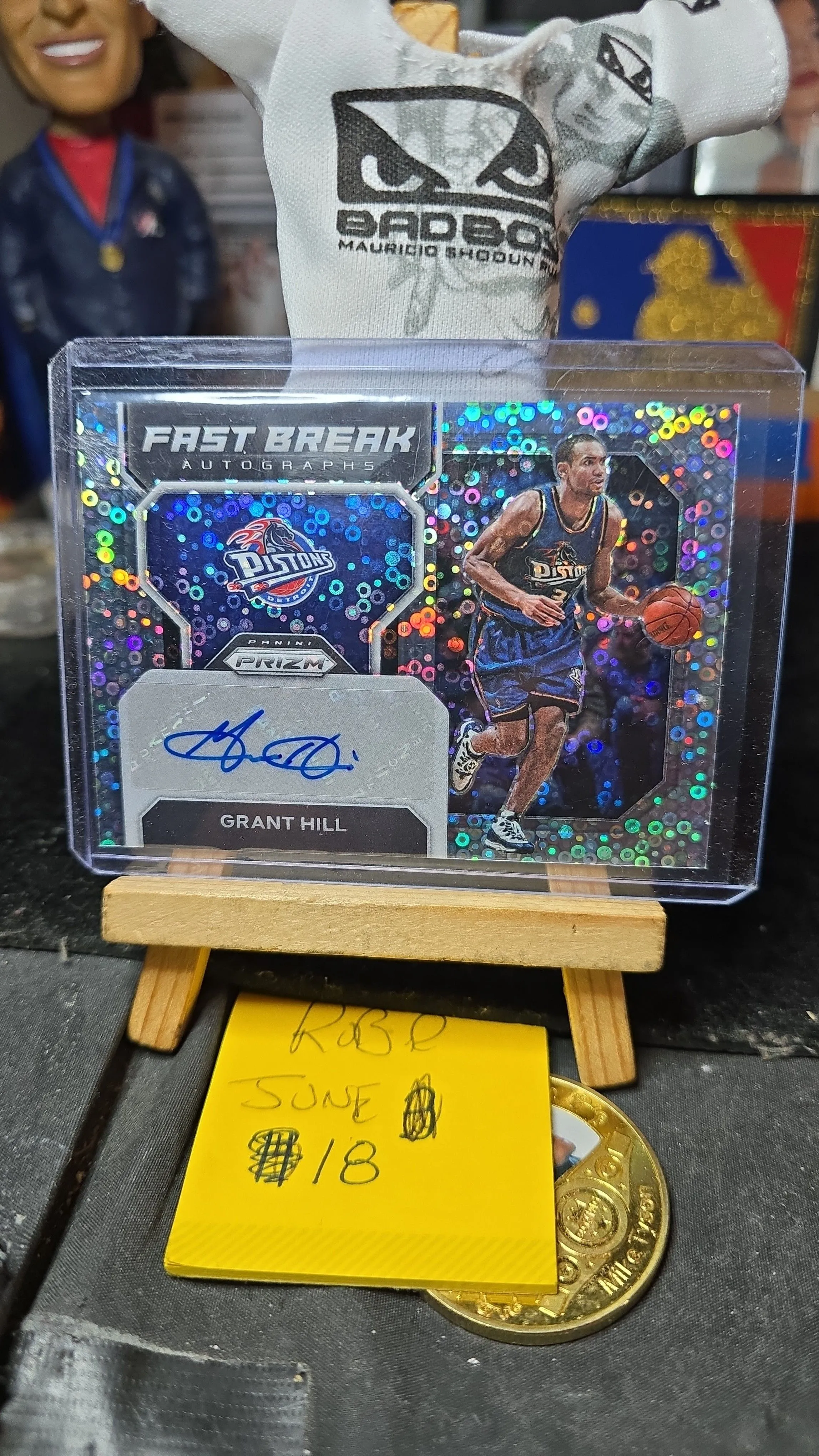 Product image for 2022-23 panini prizm GRANT HILL auto disco parallel