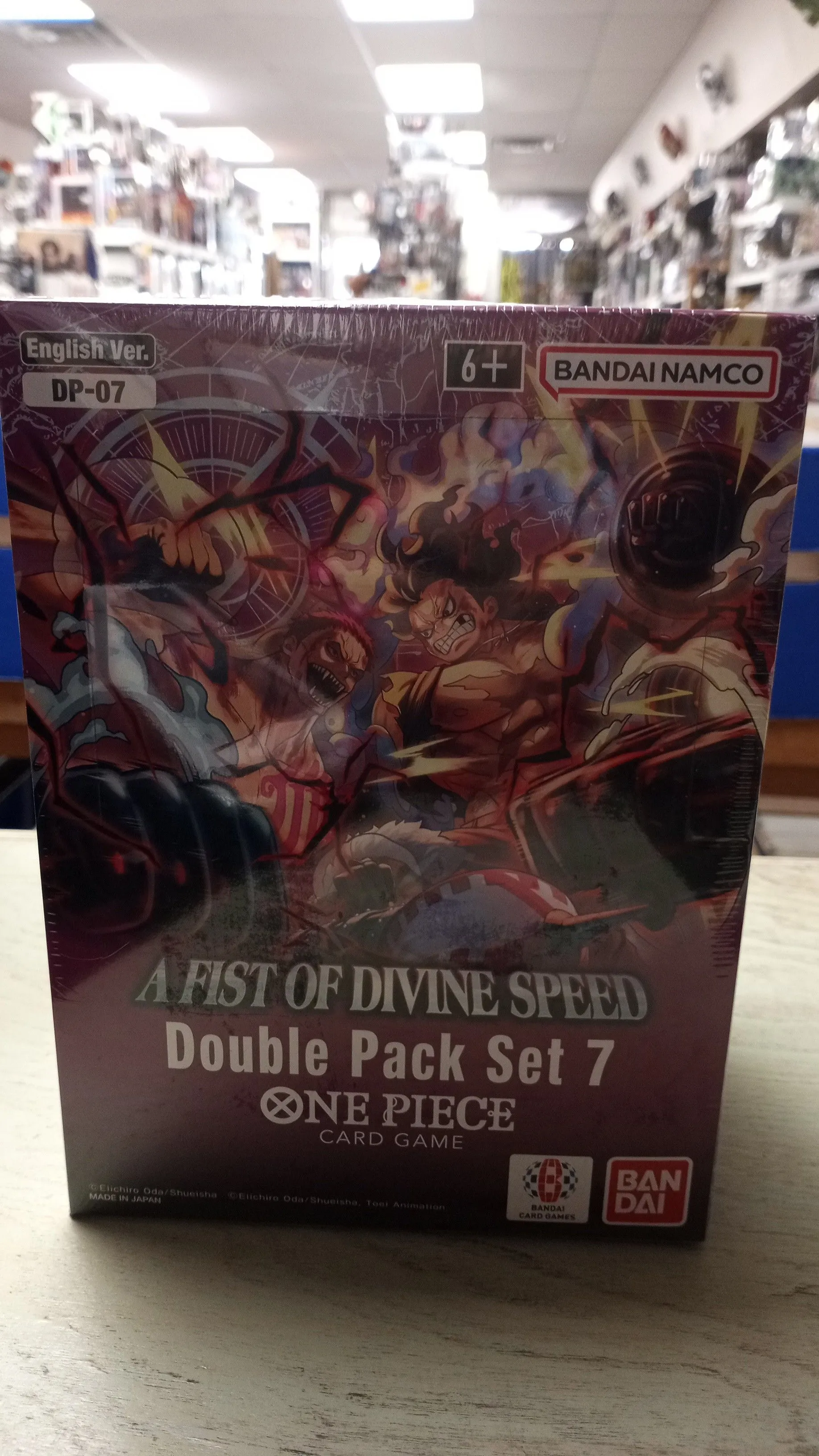 Product image for One Piece A Fist of Divine Speed Double Pack 7 Dp-07 Display 