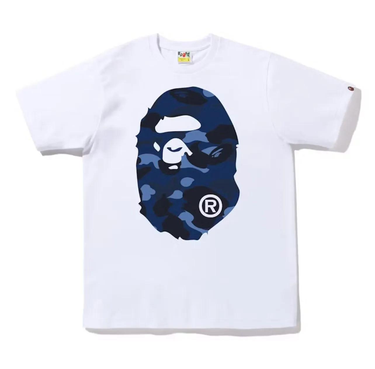 Product image for Bape Big Head Tee (Navy) Size 2XL