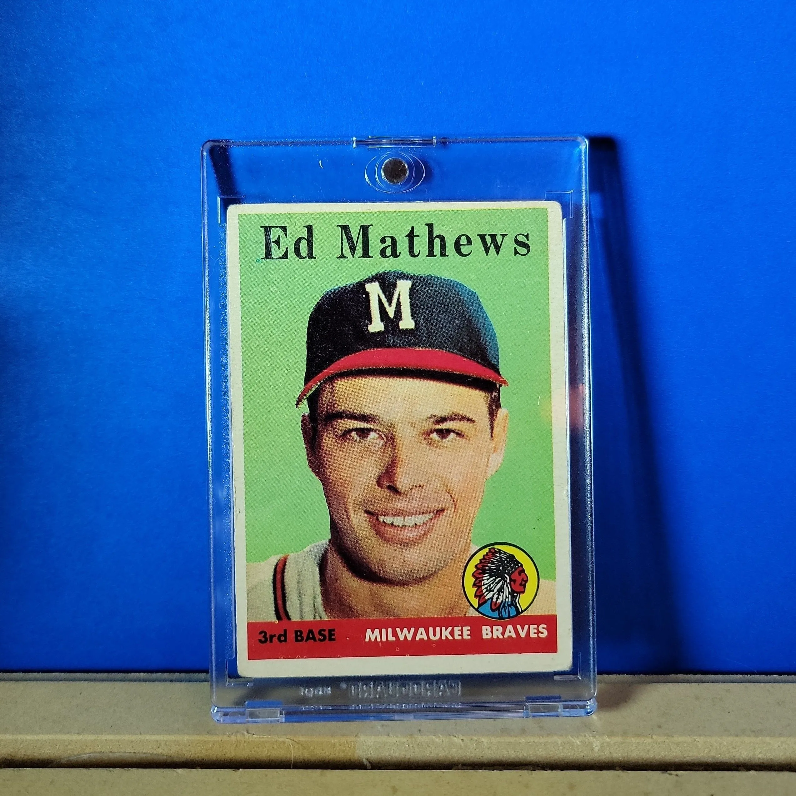 Product image for 1958 Topps Ed Mathews: Milwaukee Braves