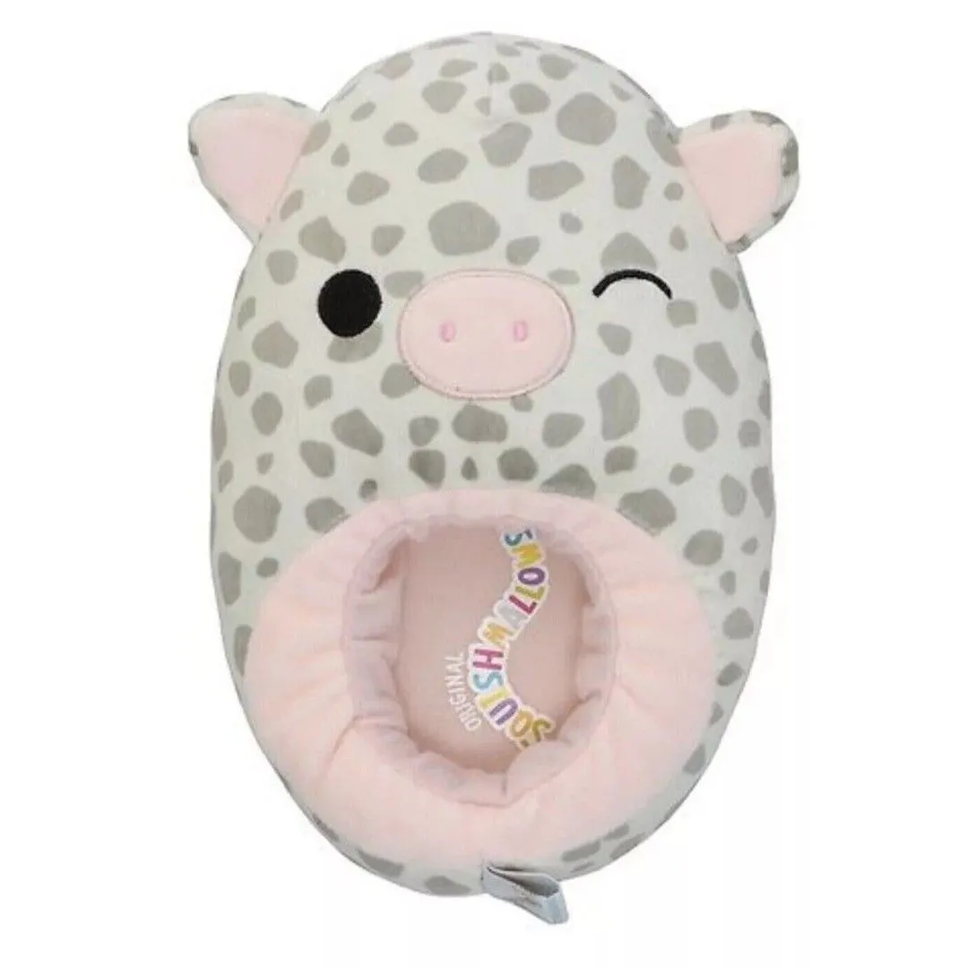 Product image for 202. Kids Size 13/1 NEW Squishmallow Slippers Rosie the Pig Slippers