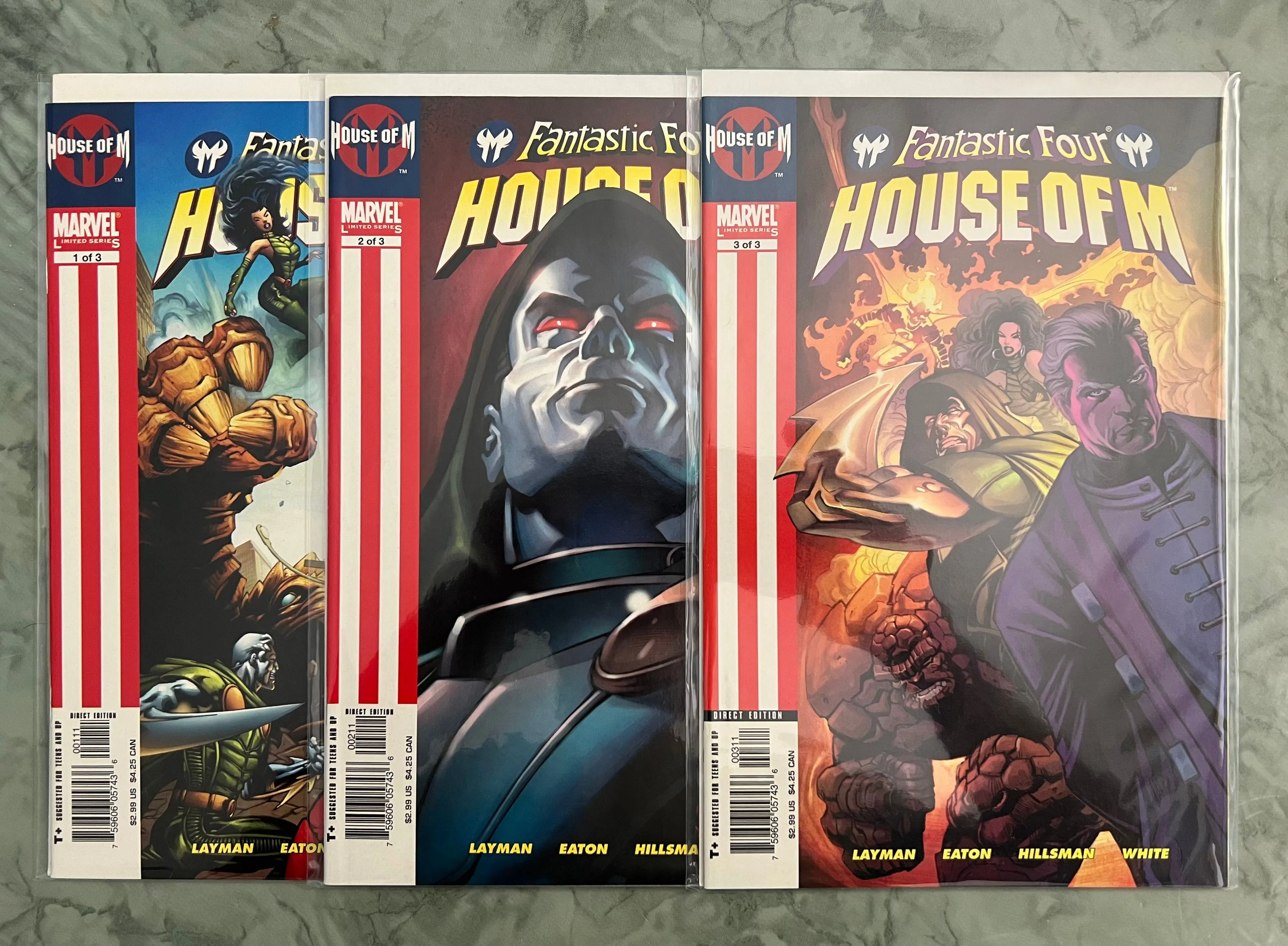 Product image for HOUSE OF M FANTASTIC FOUR 1-3 SET 2005