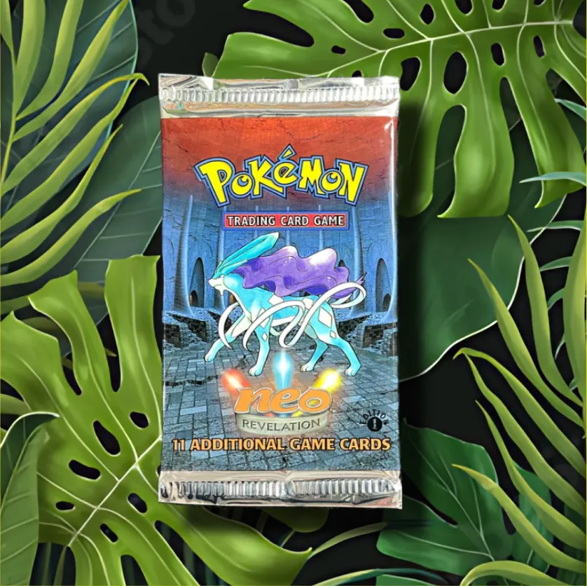 neo revelation booster box 1st edition Neo Revelation Pokemon 1st Edition Raikou Booster Pack PSA 8