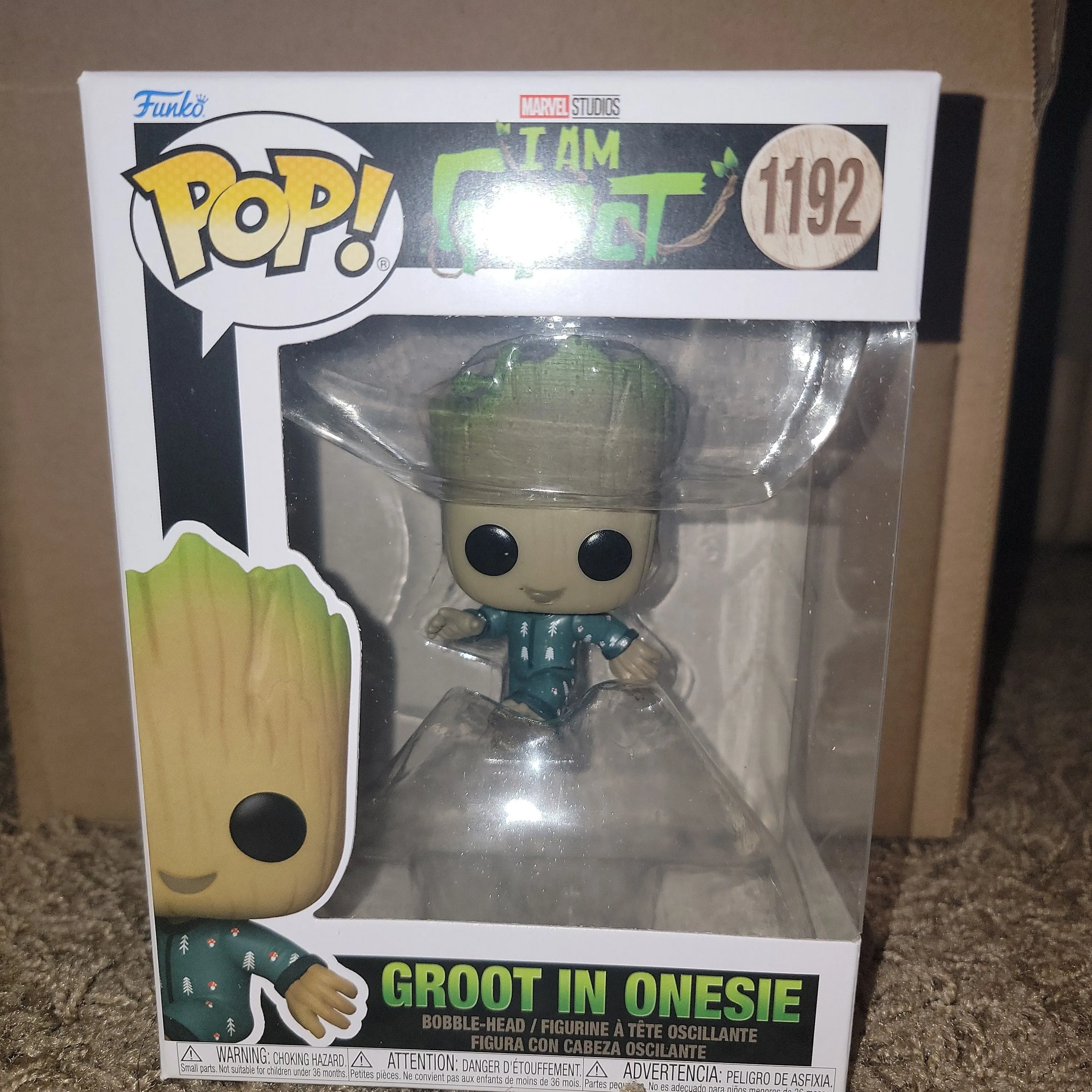 Product image for groot in onesie