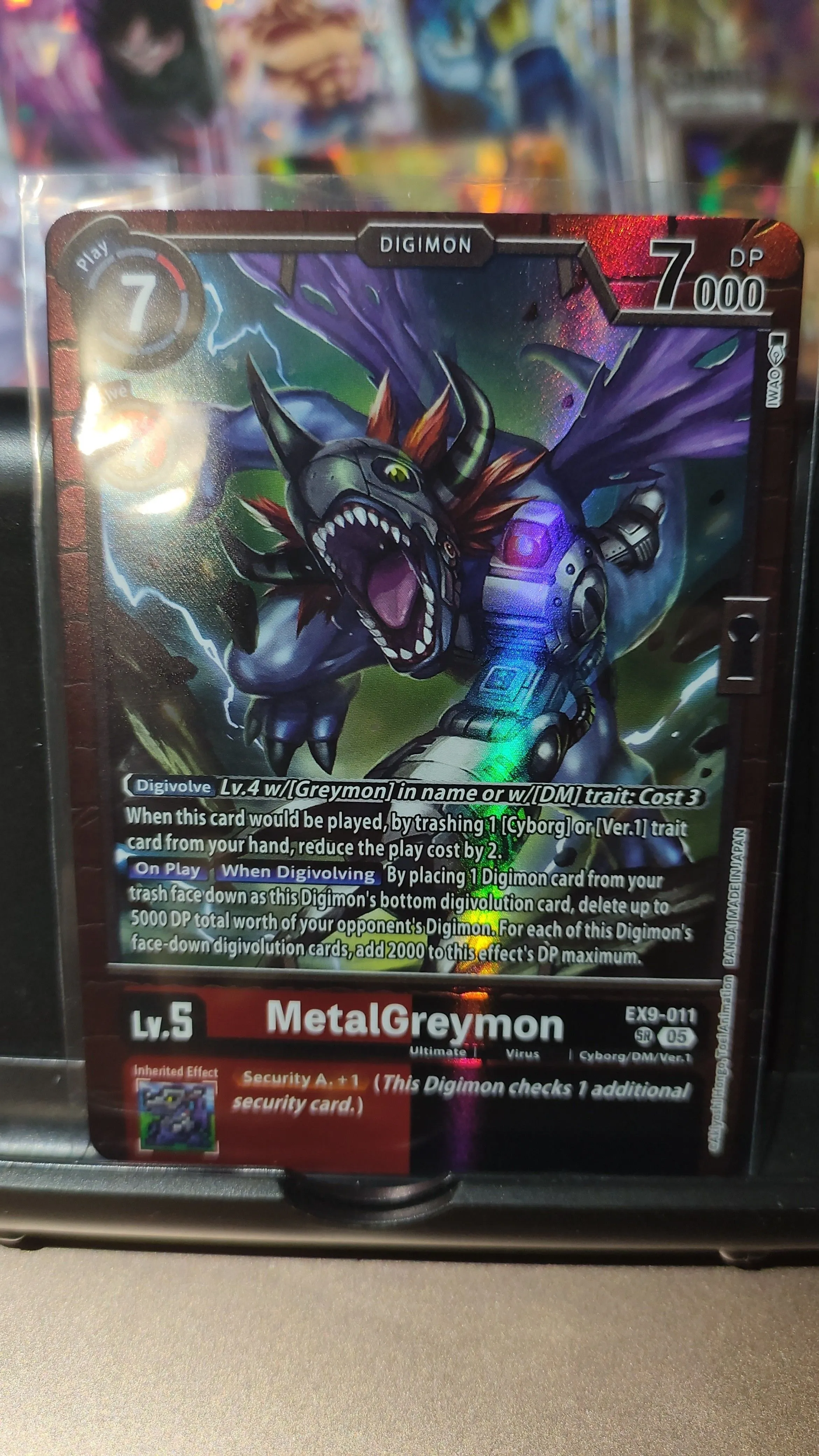 MetalGreymon EX9-011 Super Rare Versus Monsters NM Digimon Card Game   Whatnot: Shop, Sell, Connect