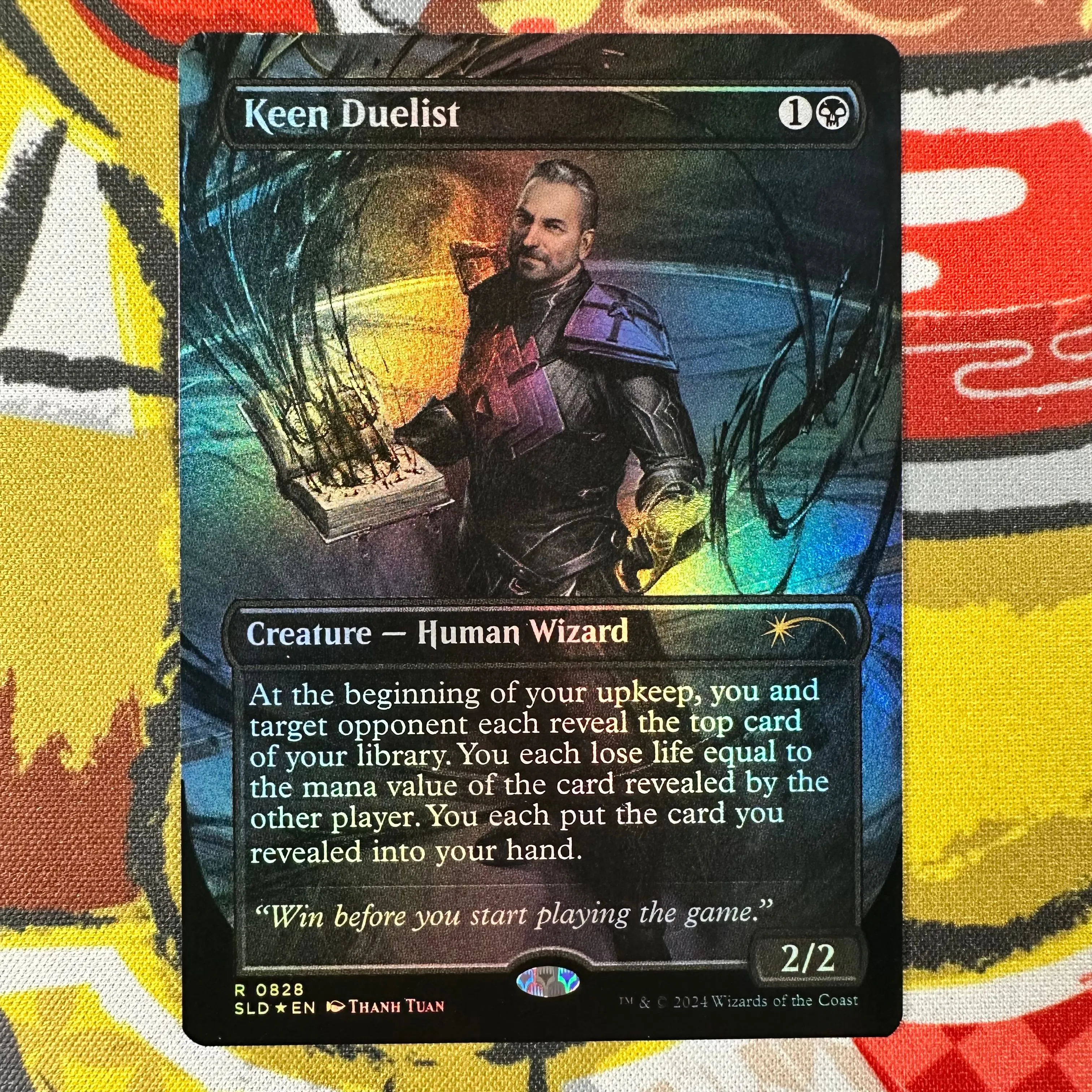 Product image for Keen Duelist (Rainbow Foil)