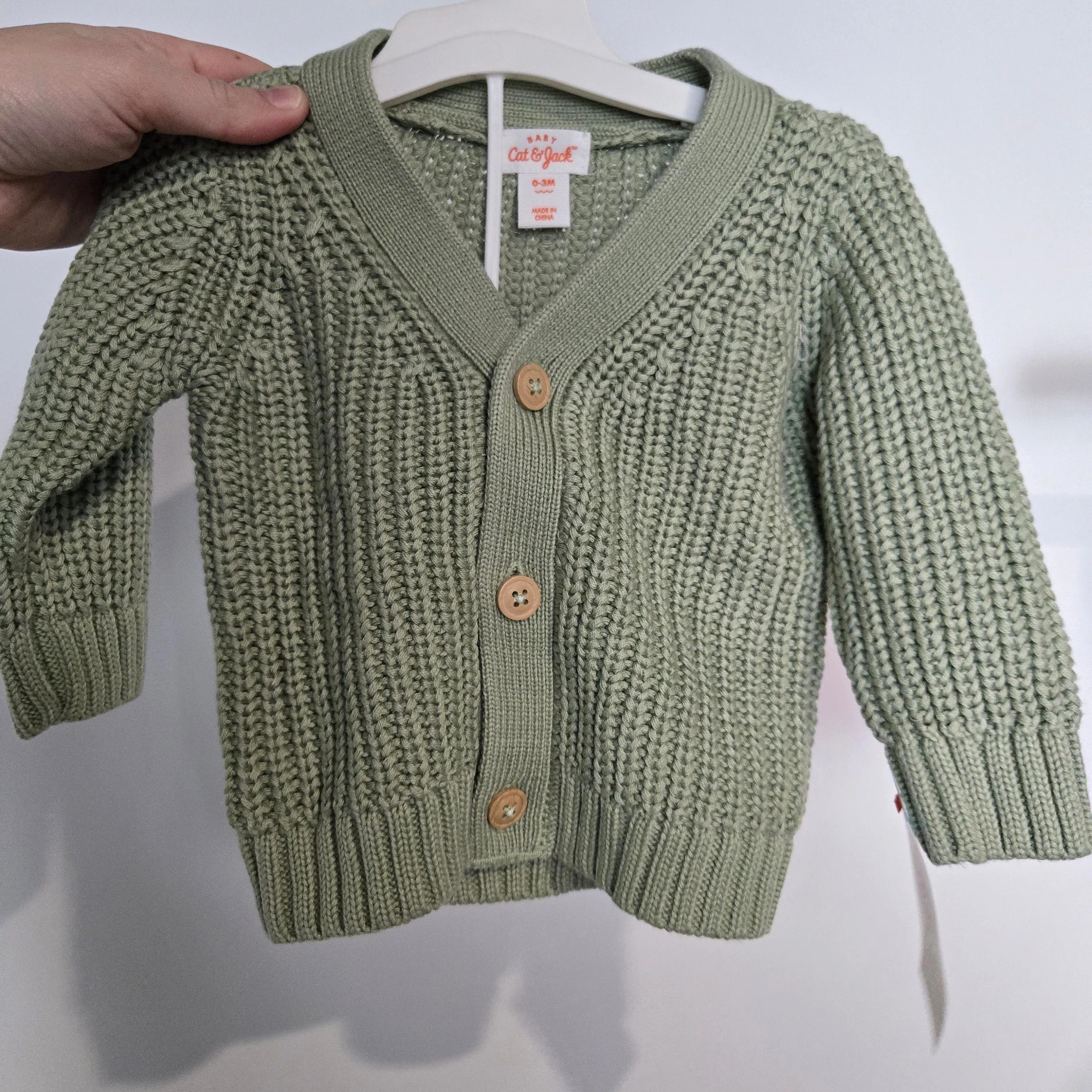 Product image for cat & jack soft knit cardigan NWT