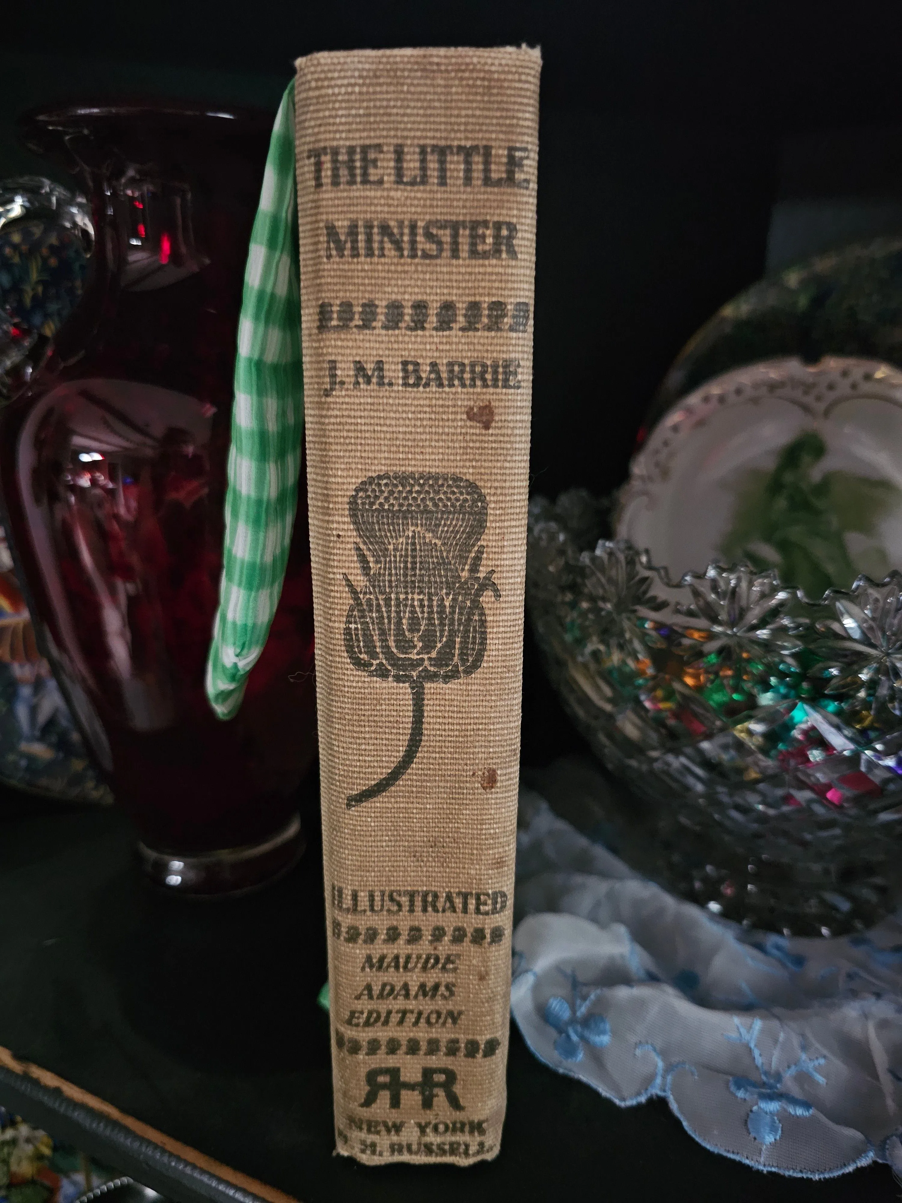 Product image for The Little Minister J.M Barrie copyright 1891 hardback book