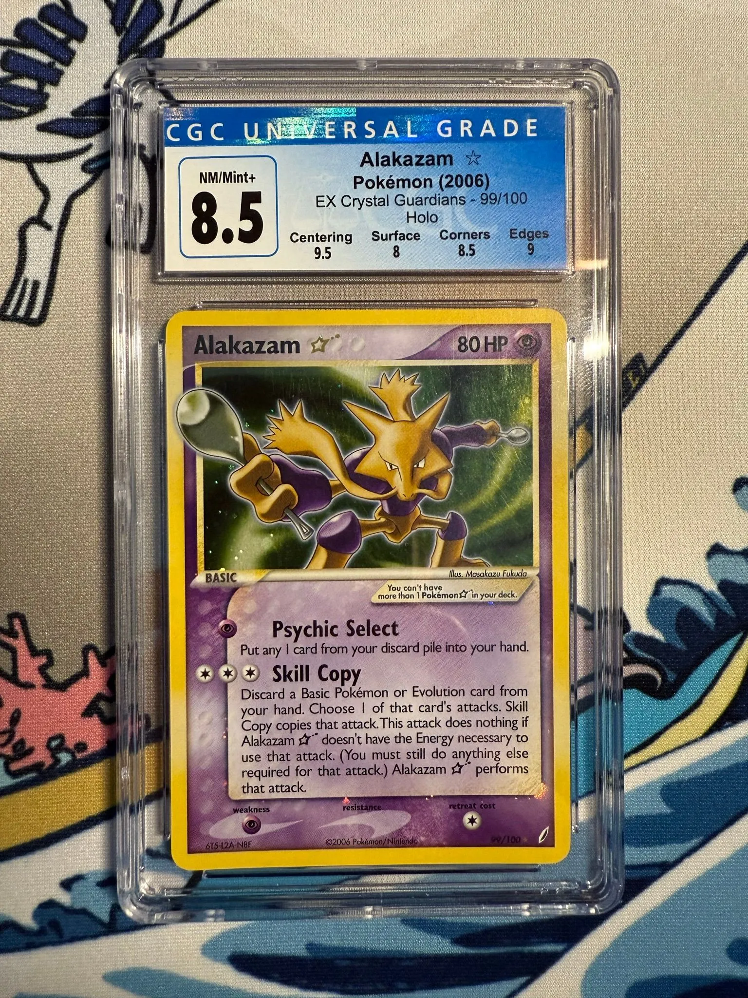 CGC 8.5 Alakazam Gold Star EX Crystal Guardians 99/100 Holo 2006  Whatnot:  Shop, Sell, Connect