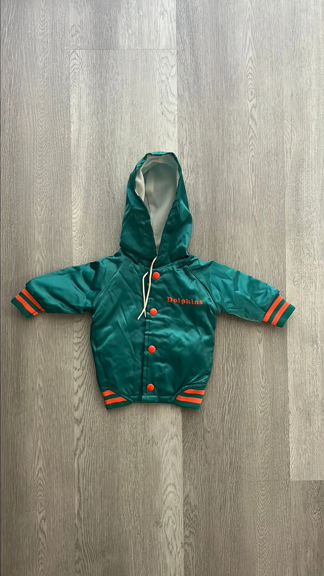 Product image for 3 miami dolphins 1983 satin jacket