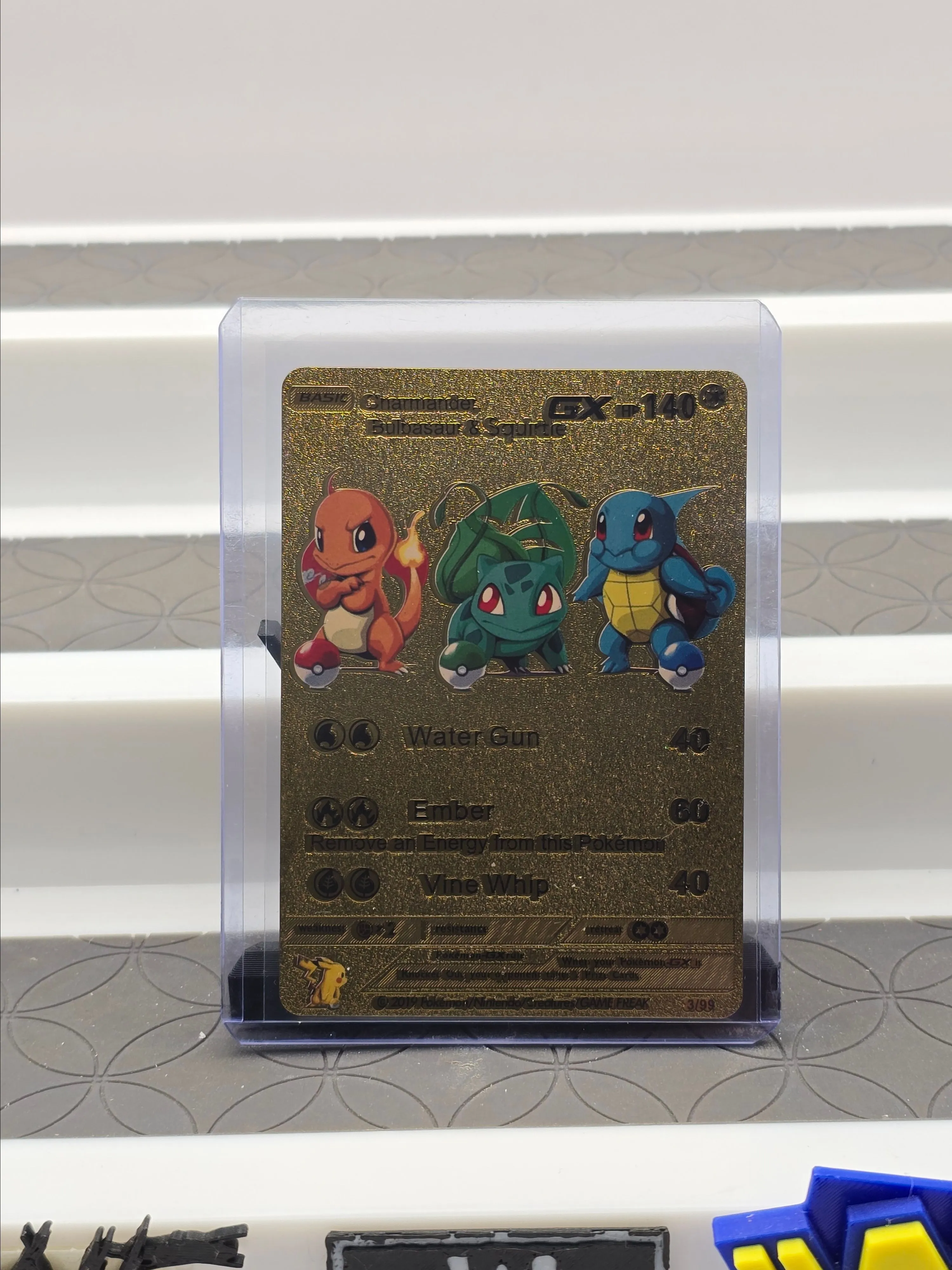 2019 Pokemon Charmander, Bulbasaur, Squirtle GX Gold Foil Fan Art Card 140  HP  Whatnot: Shop, Sell, Connect