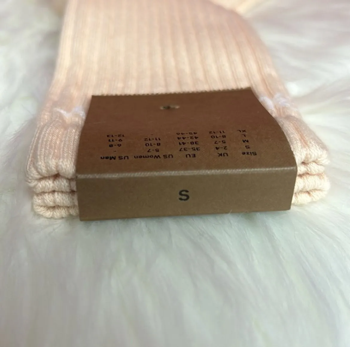 Product image for Burberry sock peach color size small