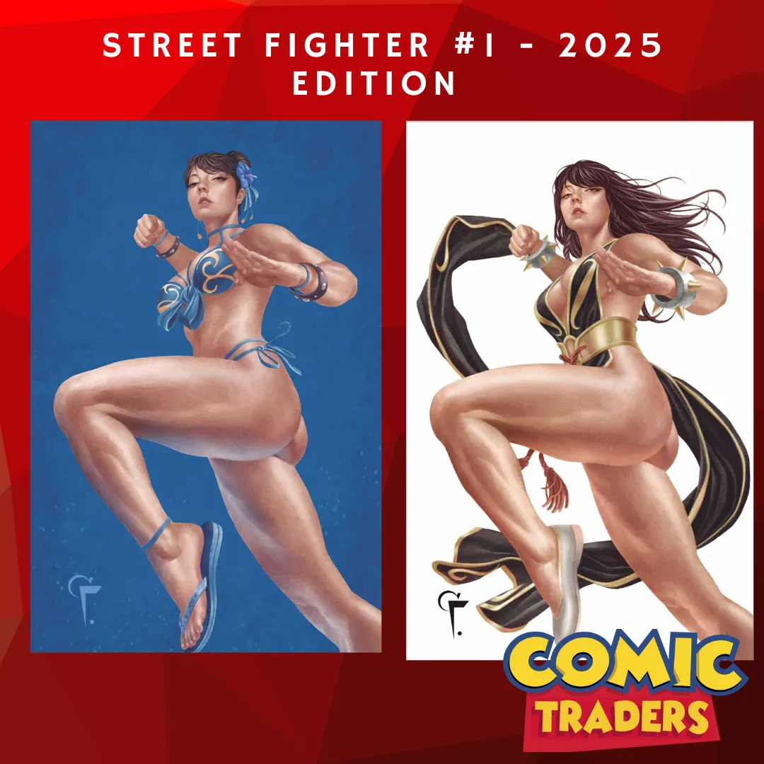 Product image for STREET FIGHTER #1 - 2025 EDITION FELIX LEON EXCLUSIVE VIRGIN VARIANT 2 PACK