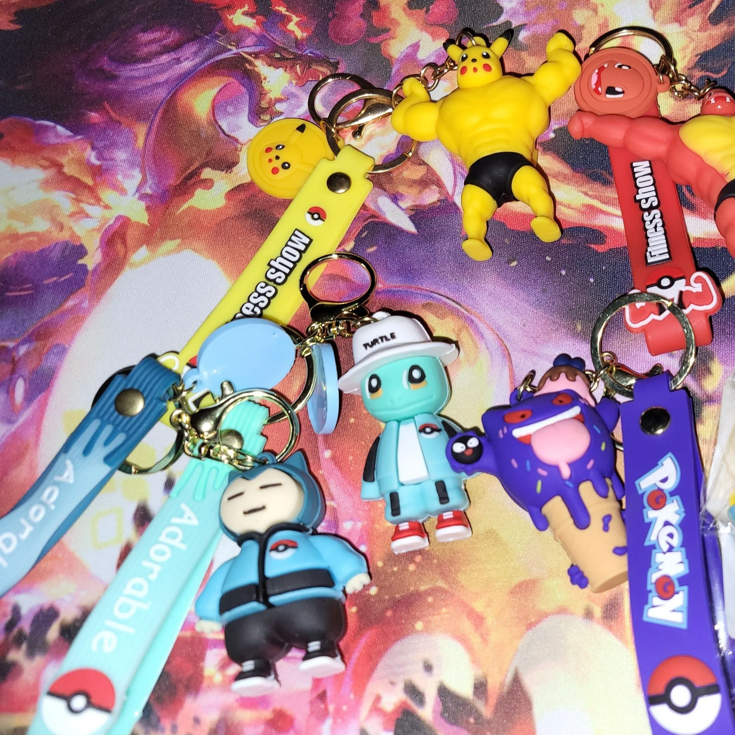 Product image for POKEMON RARE JAPANESE KEYCHAINS