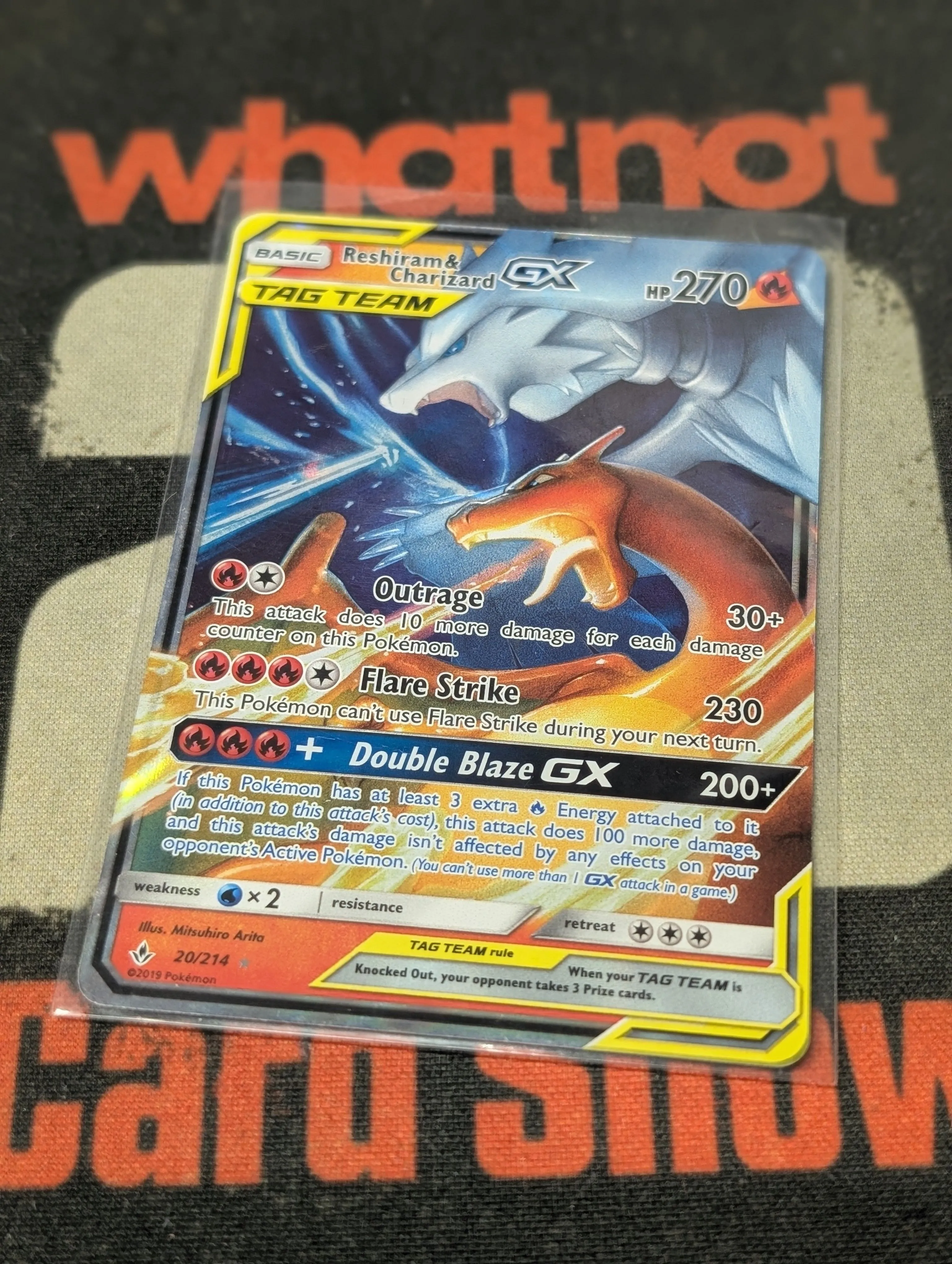Product image for PKM - Single - Tag Team Reshiram and Charizard gx