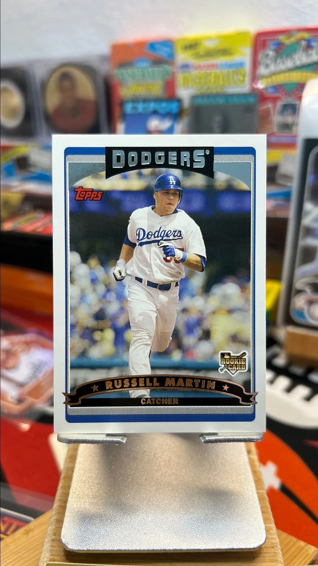 Product image for 2006 Topps Update & Highlights #UH158 Russell Martin Los Angeles Dodgers Rookie