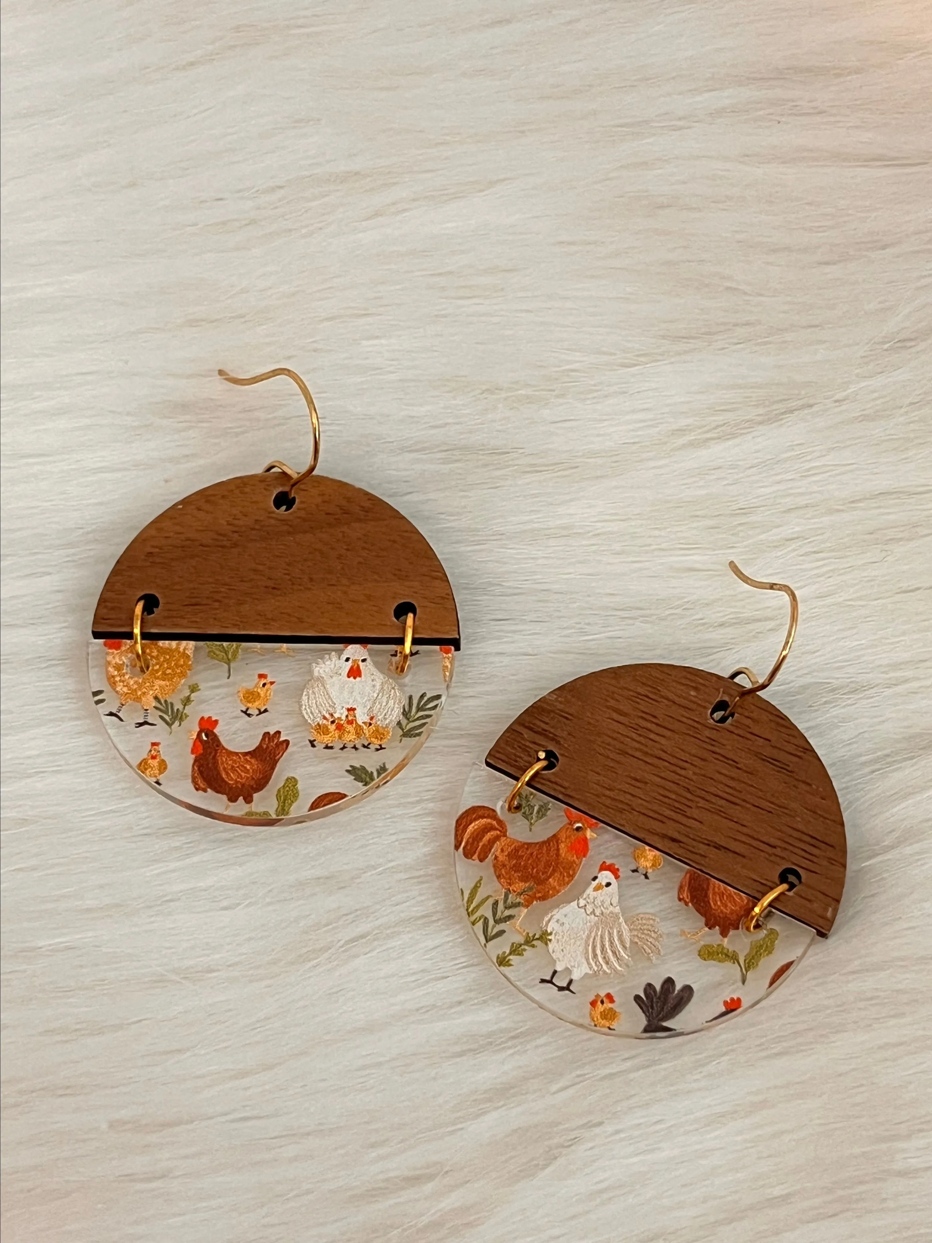 Product image for Chicken earrings 