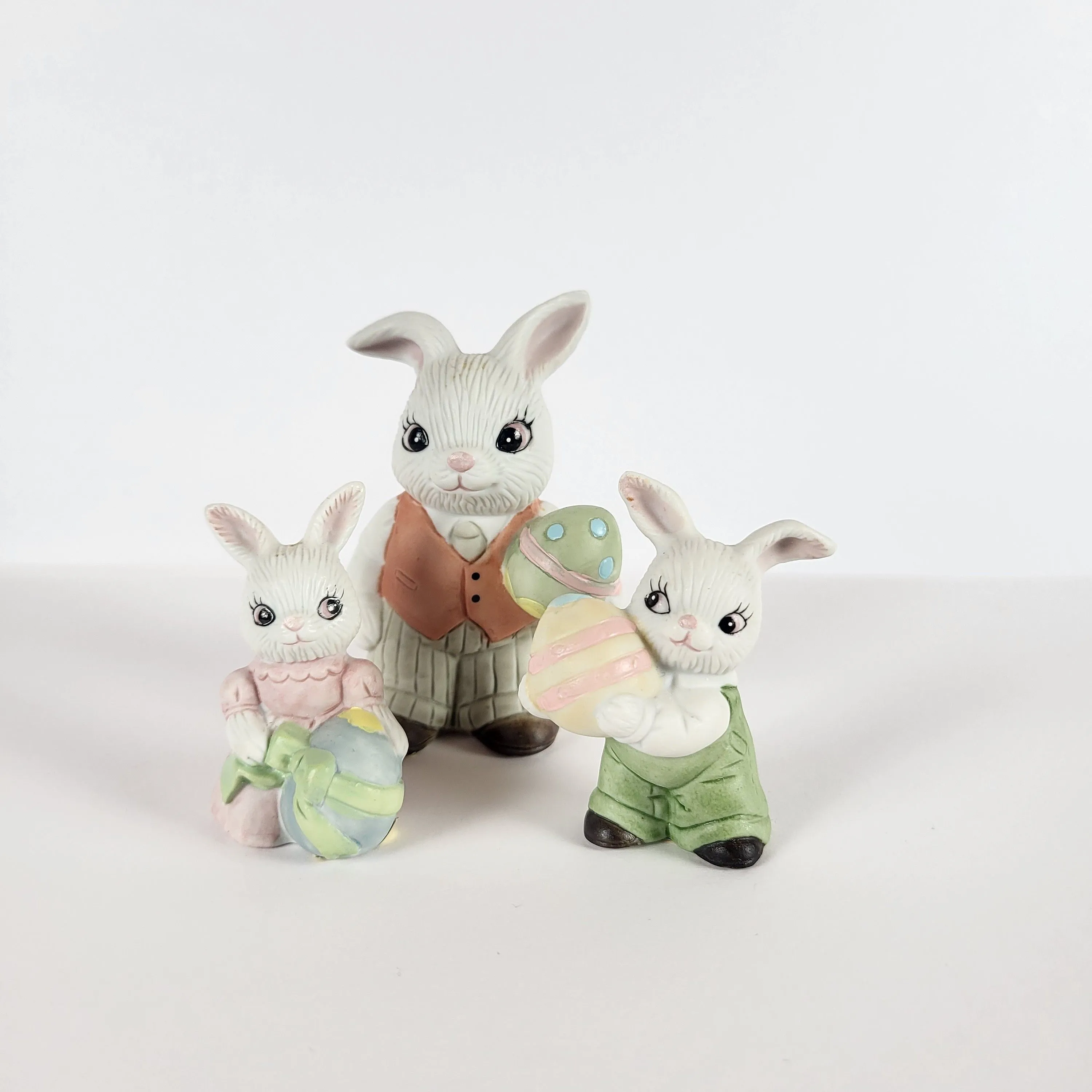 Product image for #1168 Homco Easter Bunnies Set of 3 