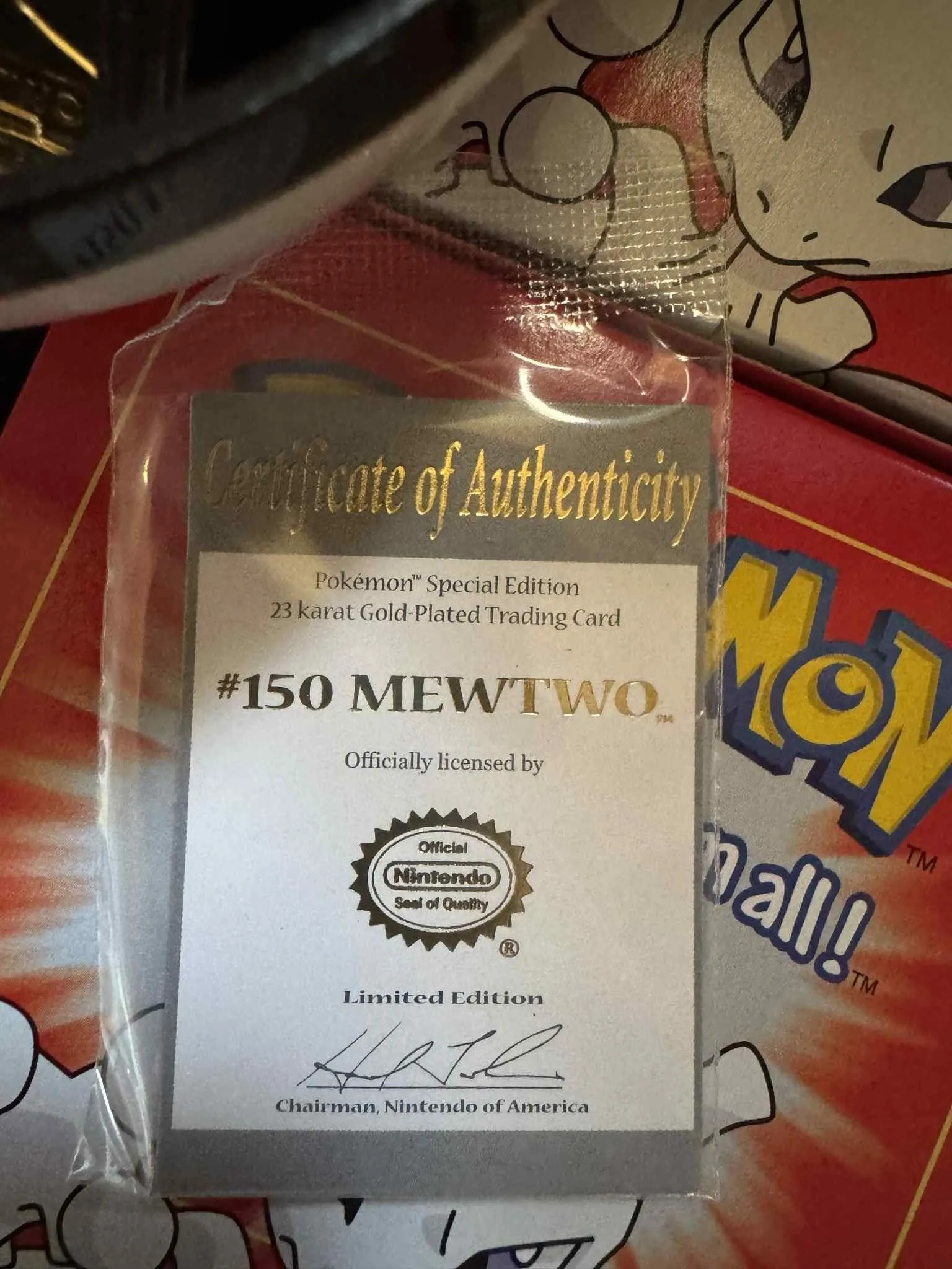 1999 gold mewtwo pokemon card value Mewtwo EX (54/99) (Pesadelo Prism main image 1