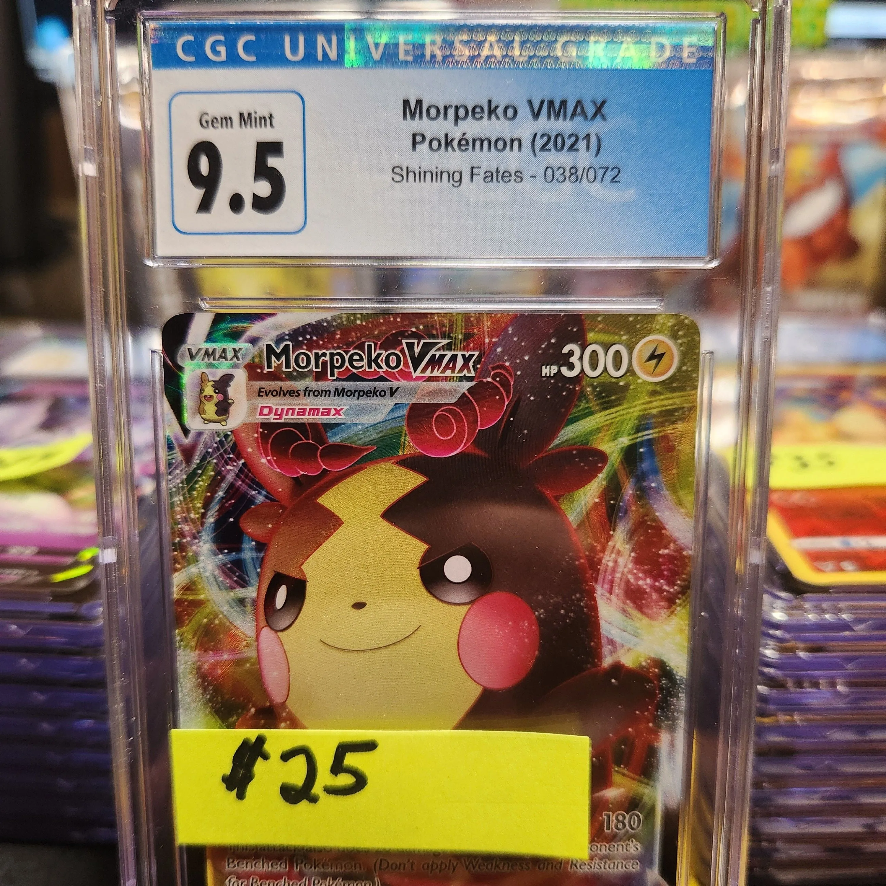 Product image for CGC gem Mint 9.5 morpeko vmax shining fates