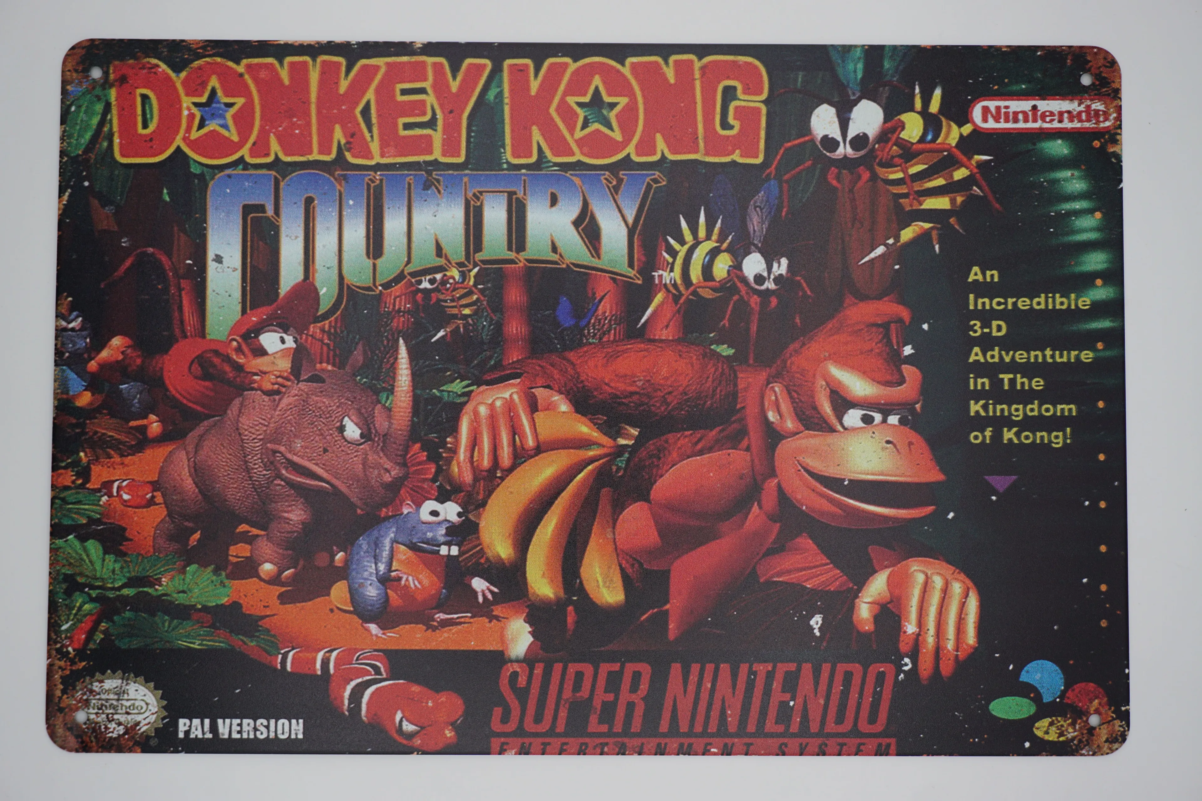 Product image for Donkey Kong Country - Metal Sign