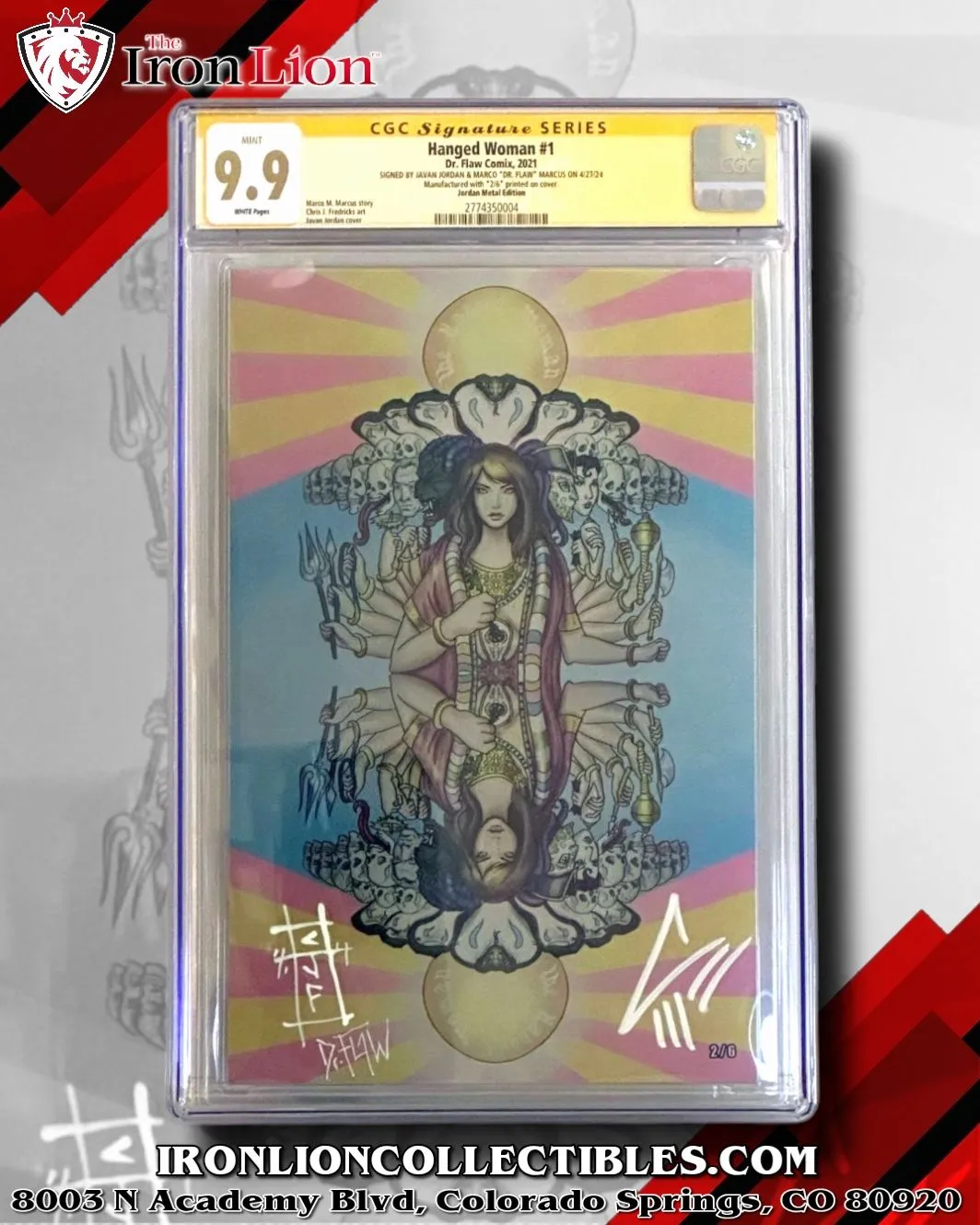 Product image for Hanged Woman #1 (Signed by Javan Jordan & Marco "Dr Flaw" Marcus)