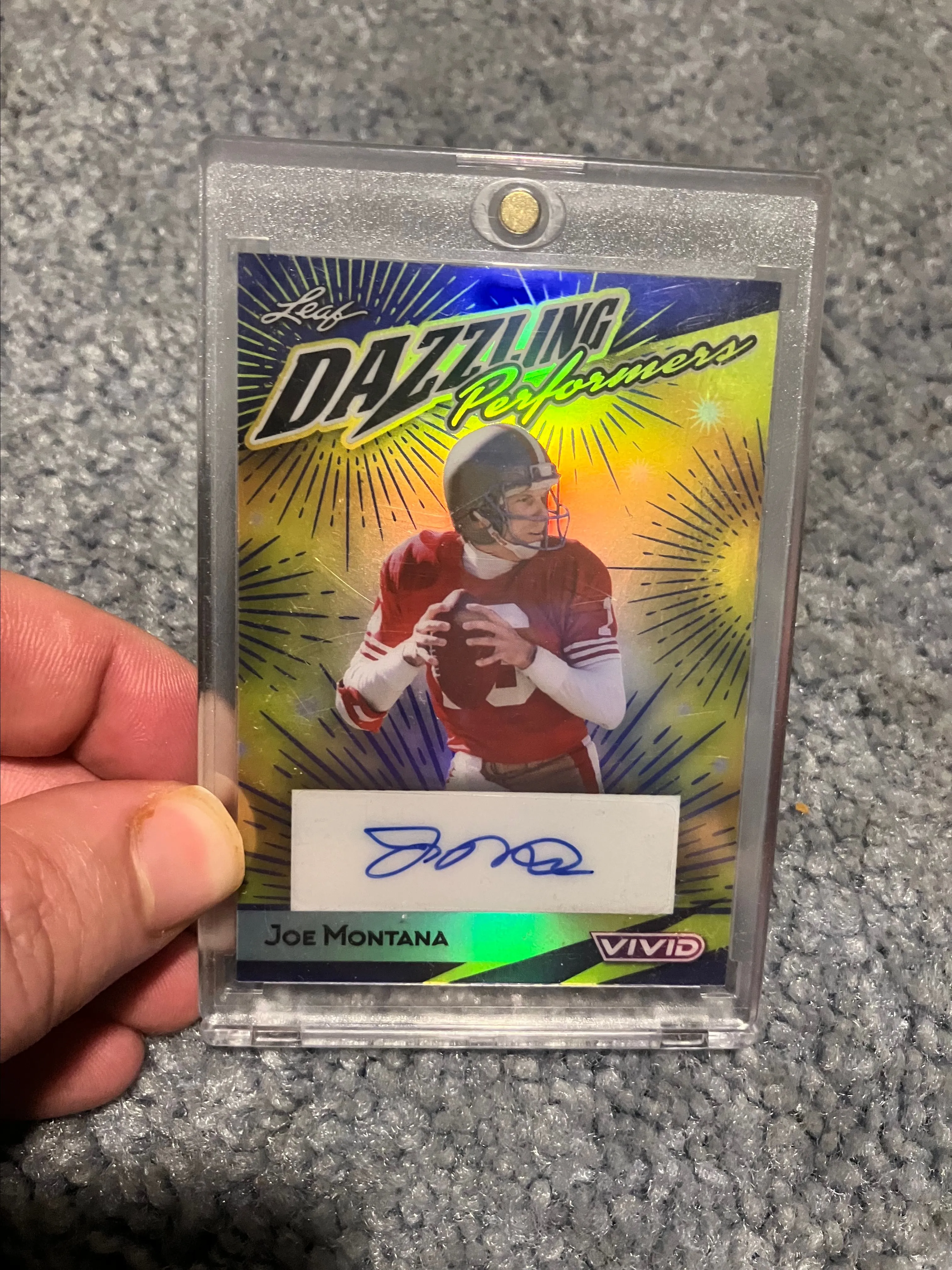 Product image for joe montana gold auto /7
